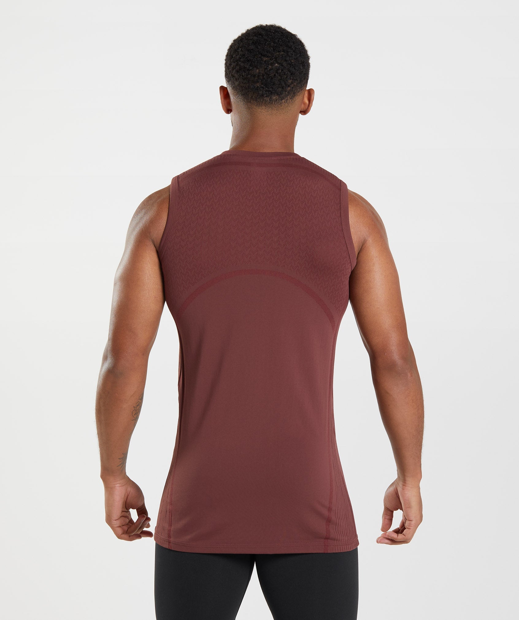 315 Seamless Tank in Cherry Brown - view 2