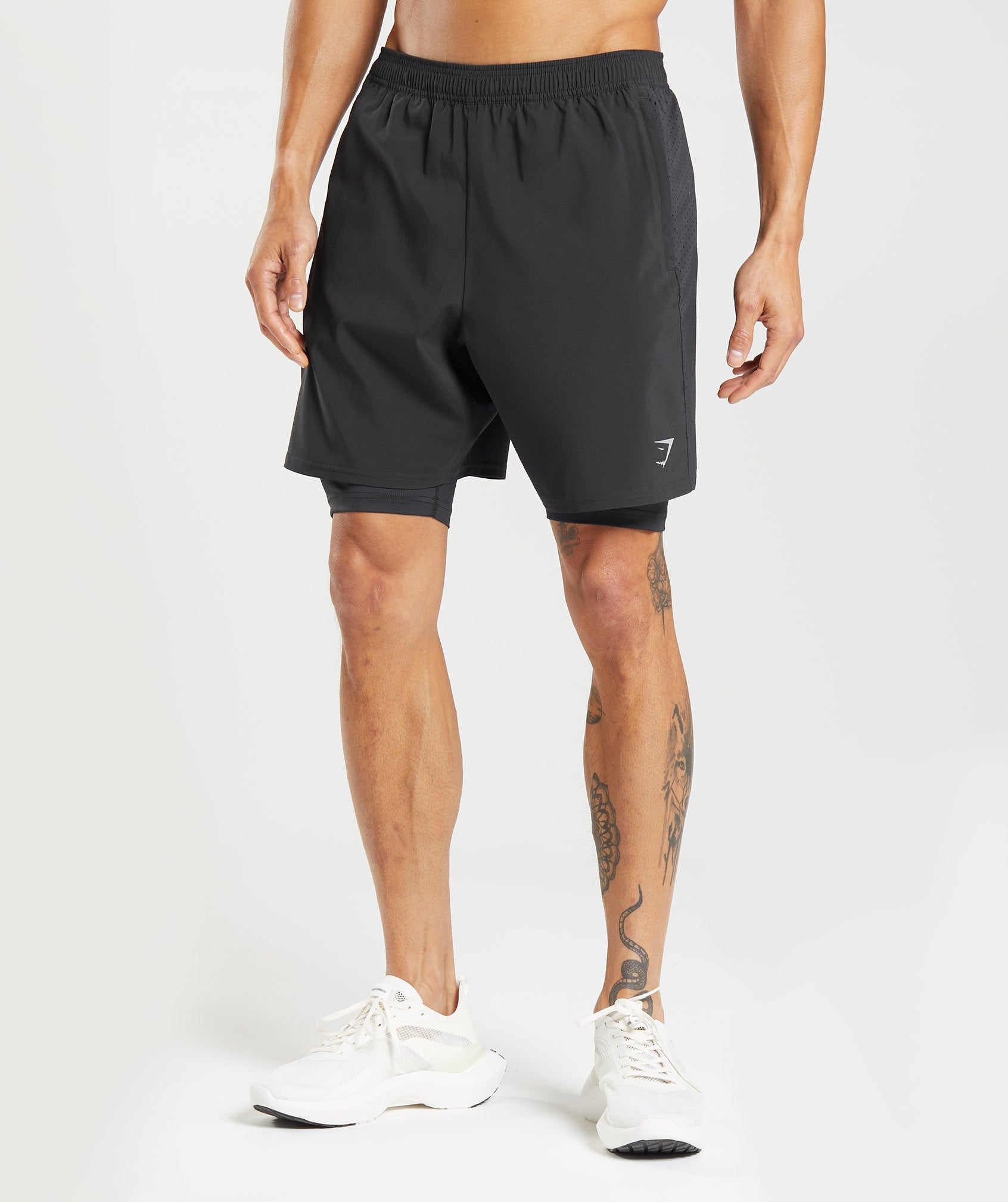 Aspect 2 In 1 Short in Black - view 1