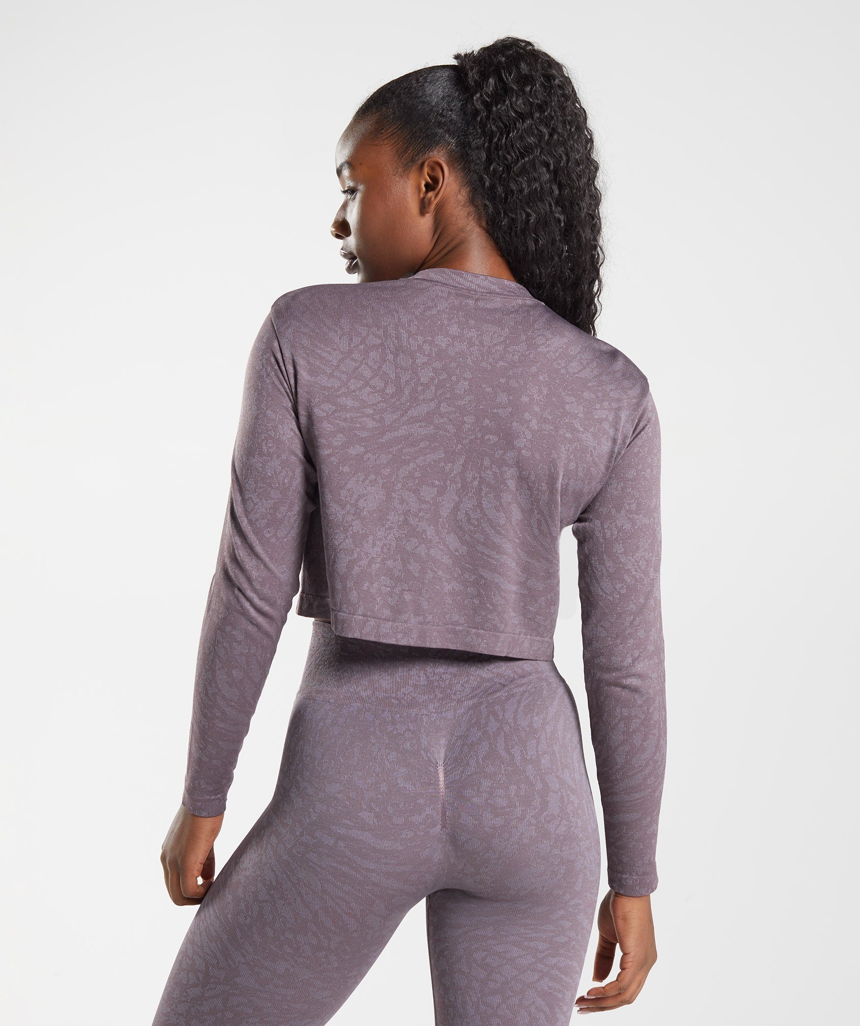 Adapt Animal Seamless Long Sleeve Top in Wild | Musk Lilac - view 2