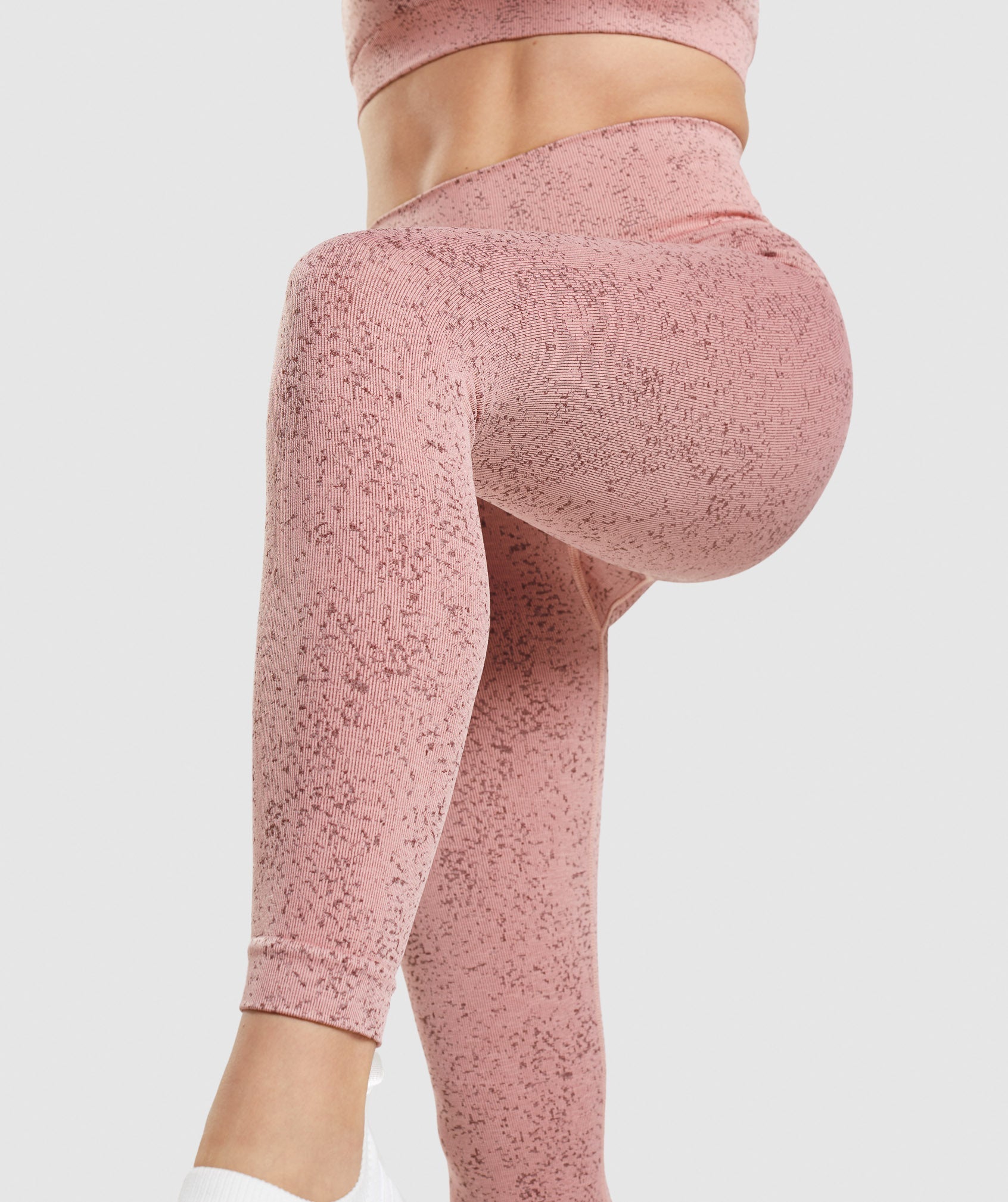 Adapt Fleck Seamless Leggings in Mineral | Paige Pink - view 6