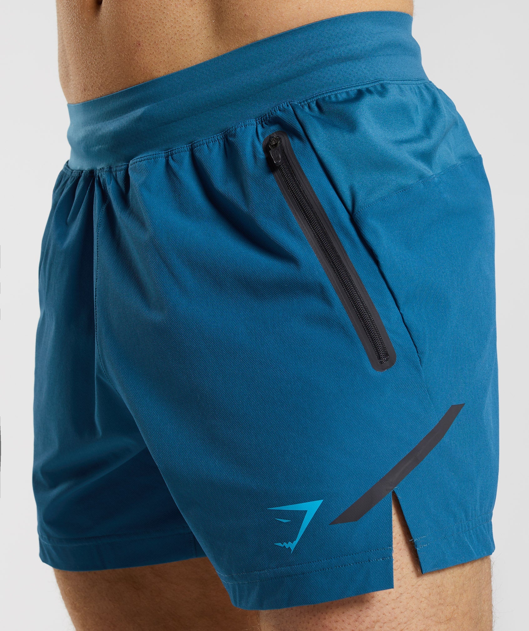 Apex 5" Perform Shorts in Atlantic Blue - view 6