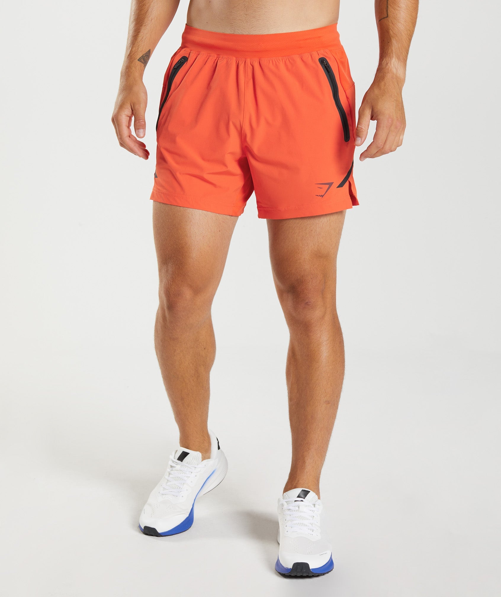 Apex 5" Perform Shorts in Pepper Red - view 1