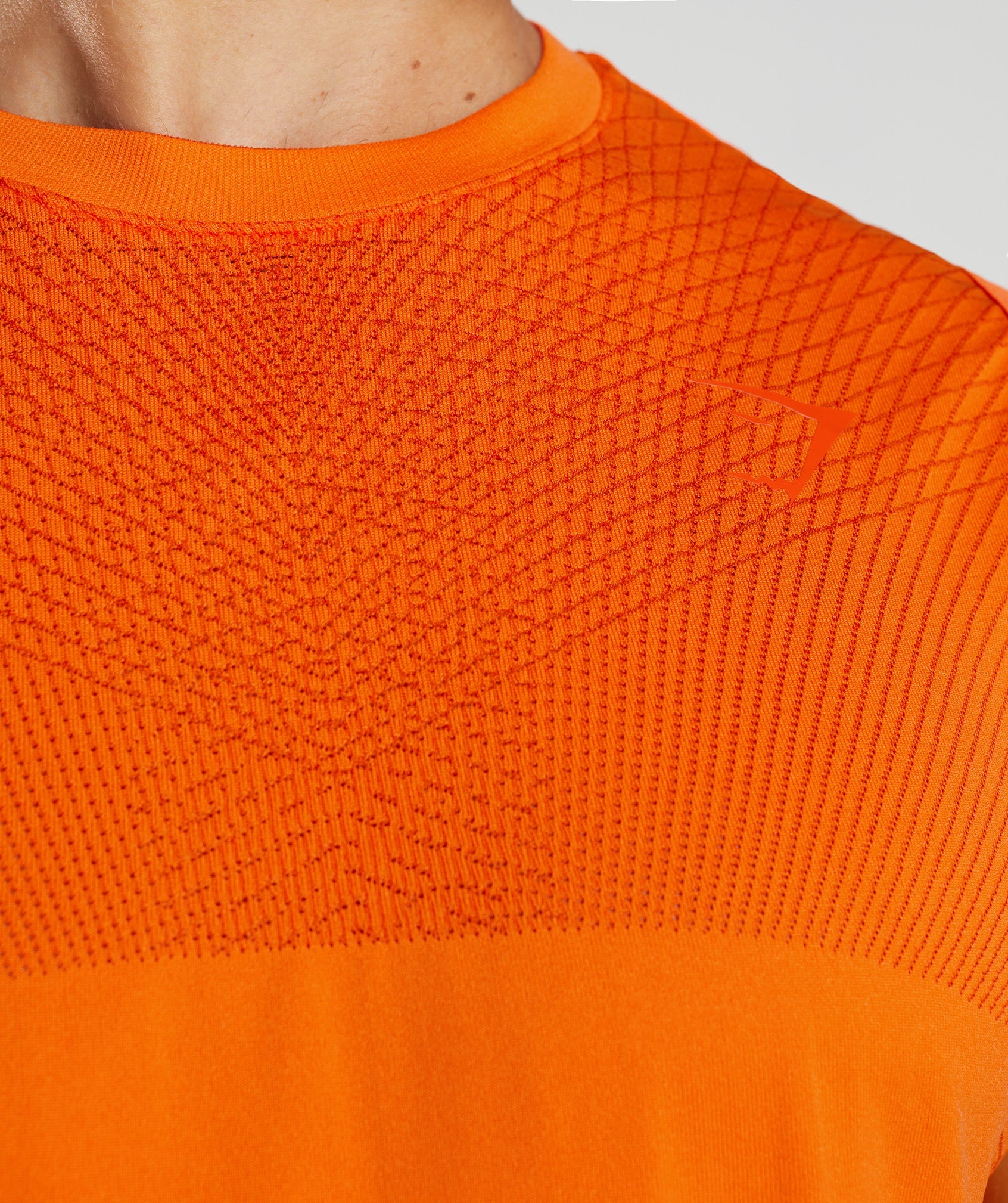 Apex Seamless Tank in Zesty Orange/Pepper Red - view 6