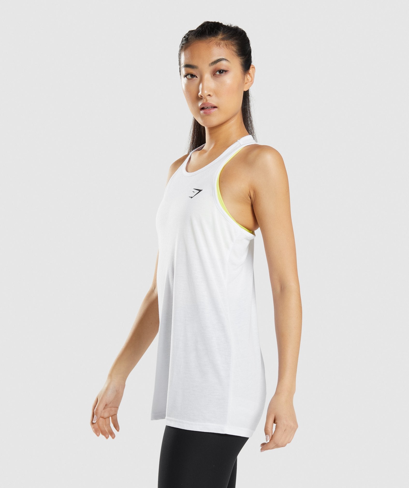 Training Oversized Vest in White - view 3