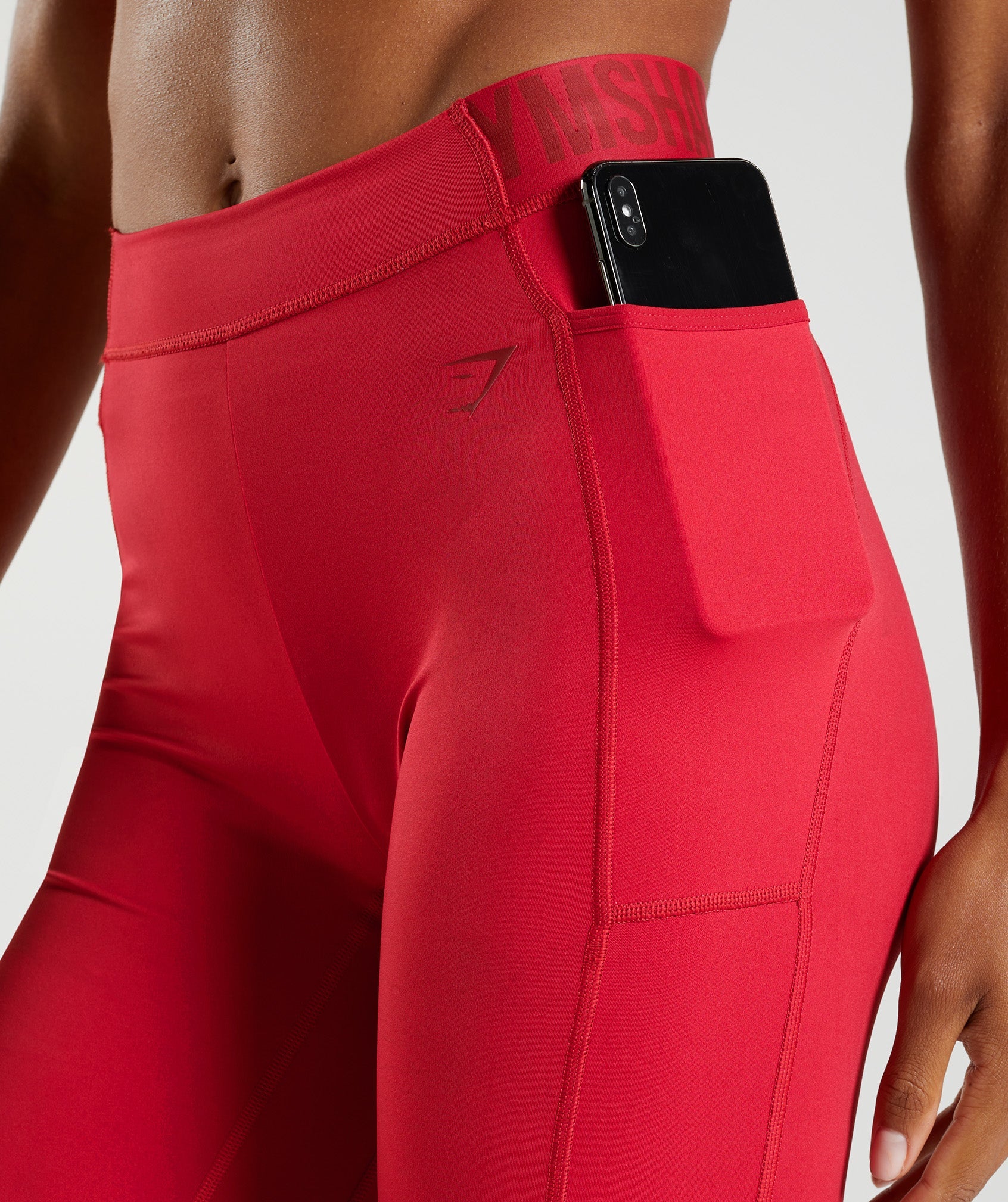 Training Brandmark Cycling Shorts in Salsa Red - view 6