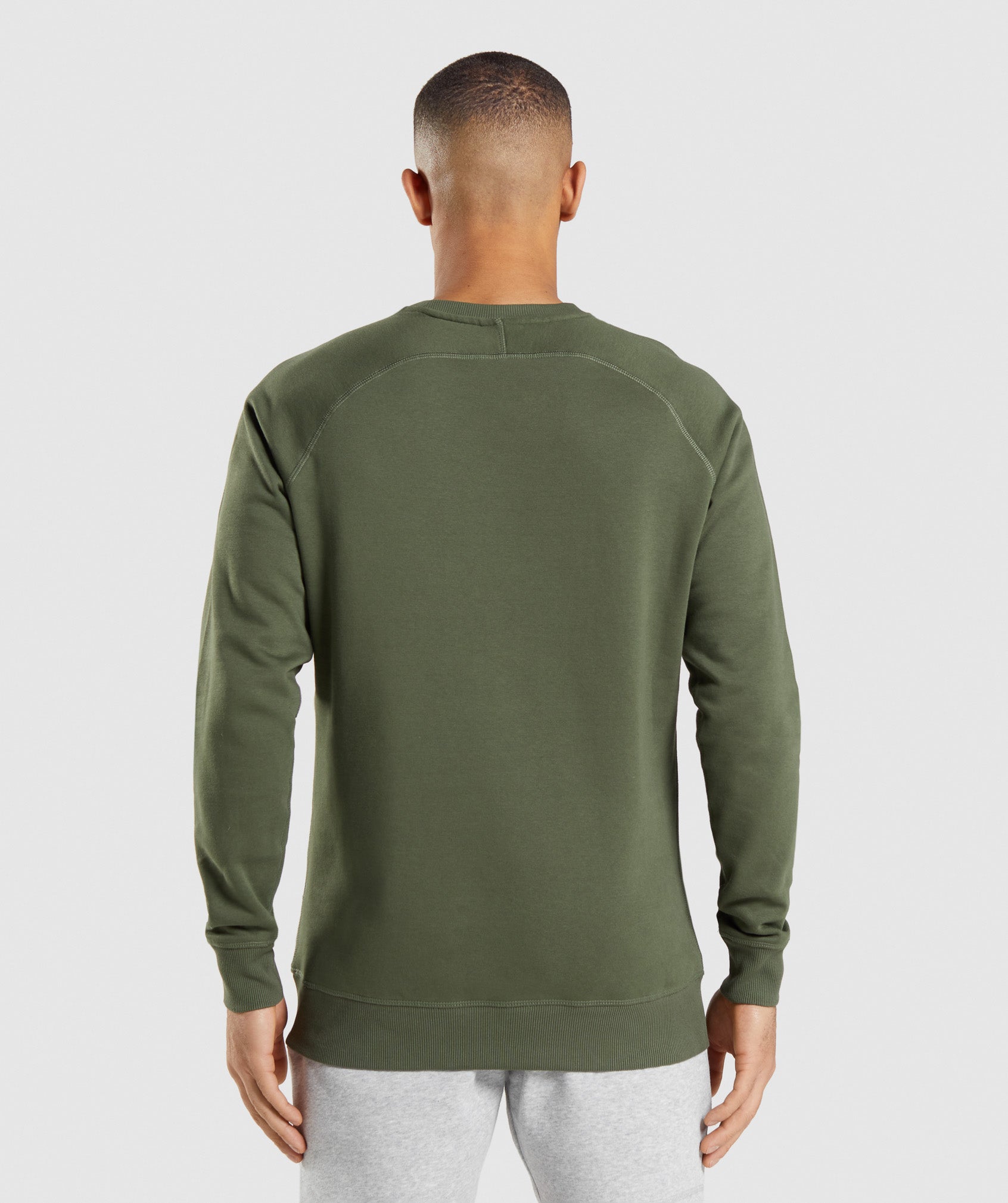 Crest Sweatshirt in Core Olive - view 3