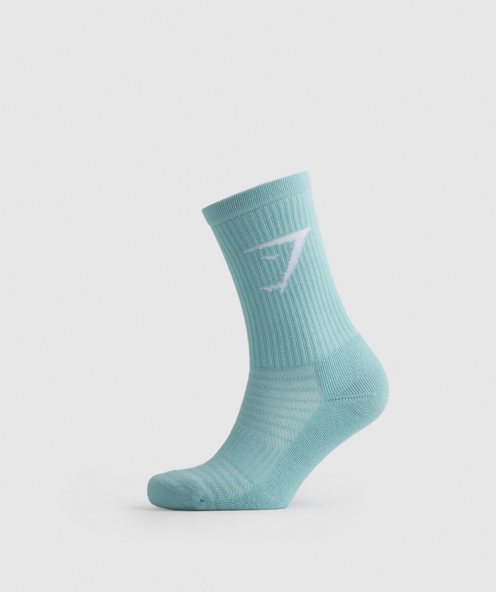 Crew Socks 3pk in Pearl Blue/Dragon Pink/Moonstone Blue - view 5