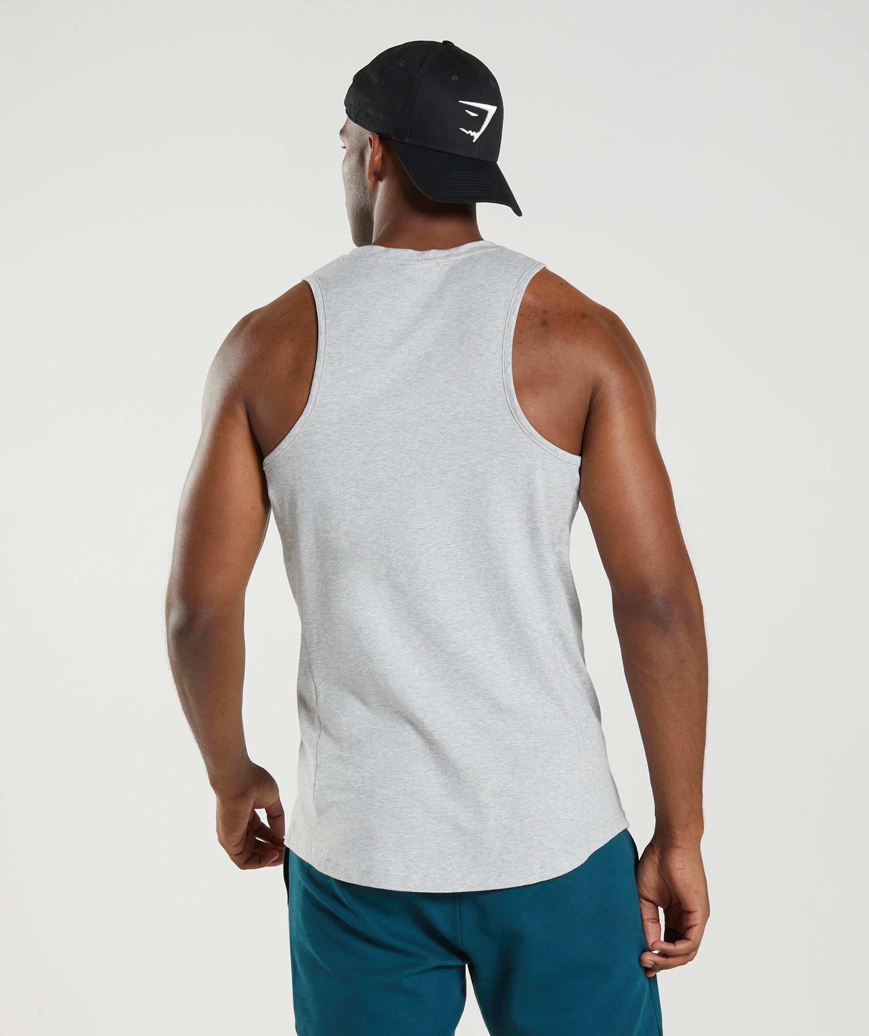 React Tank in Light Grey Core Marl - view 2