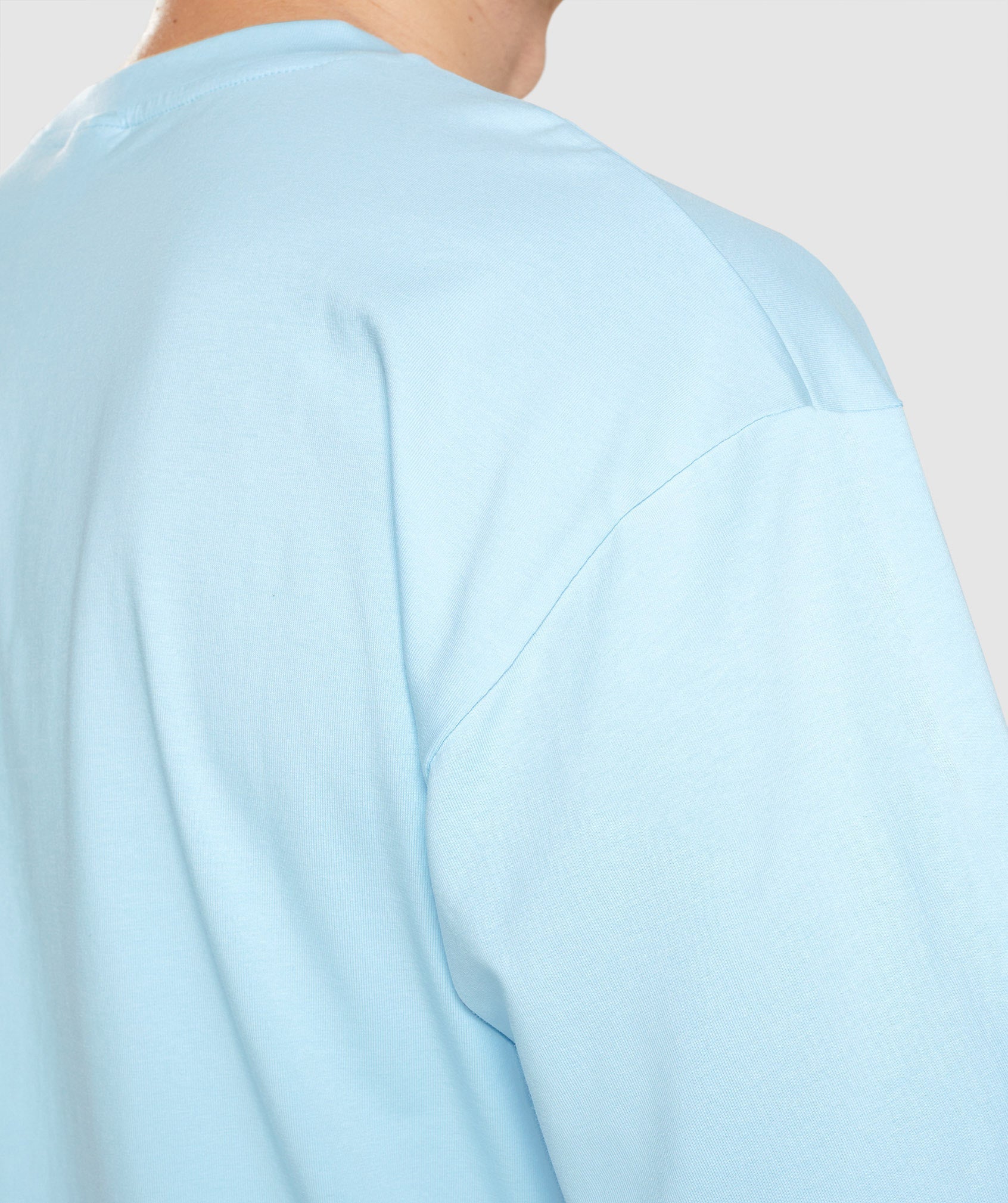 Essential Oversized T-Shirt in Linen Blue - view 6