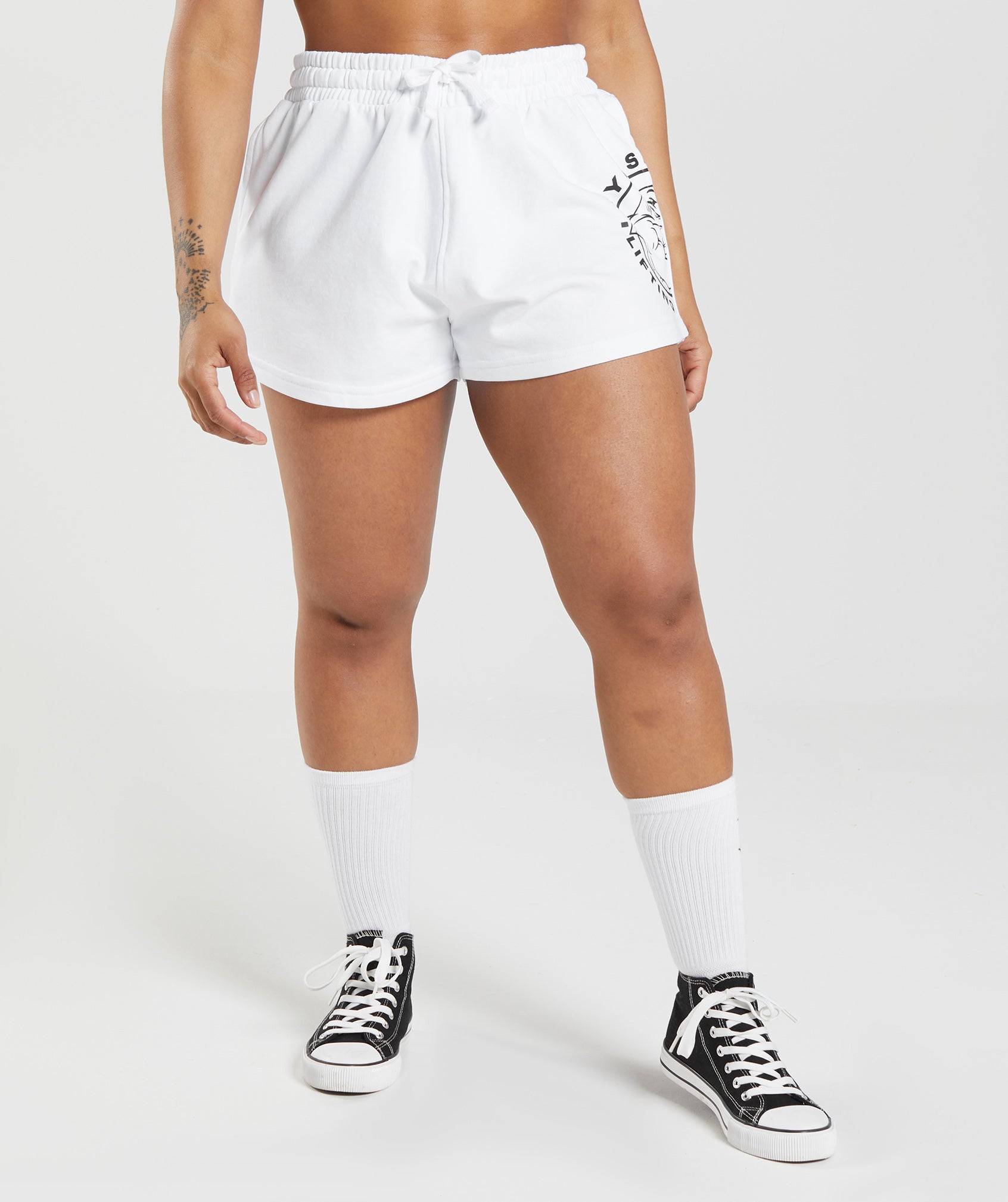 Legacy Shorts in White - view 1