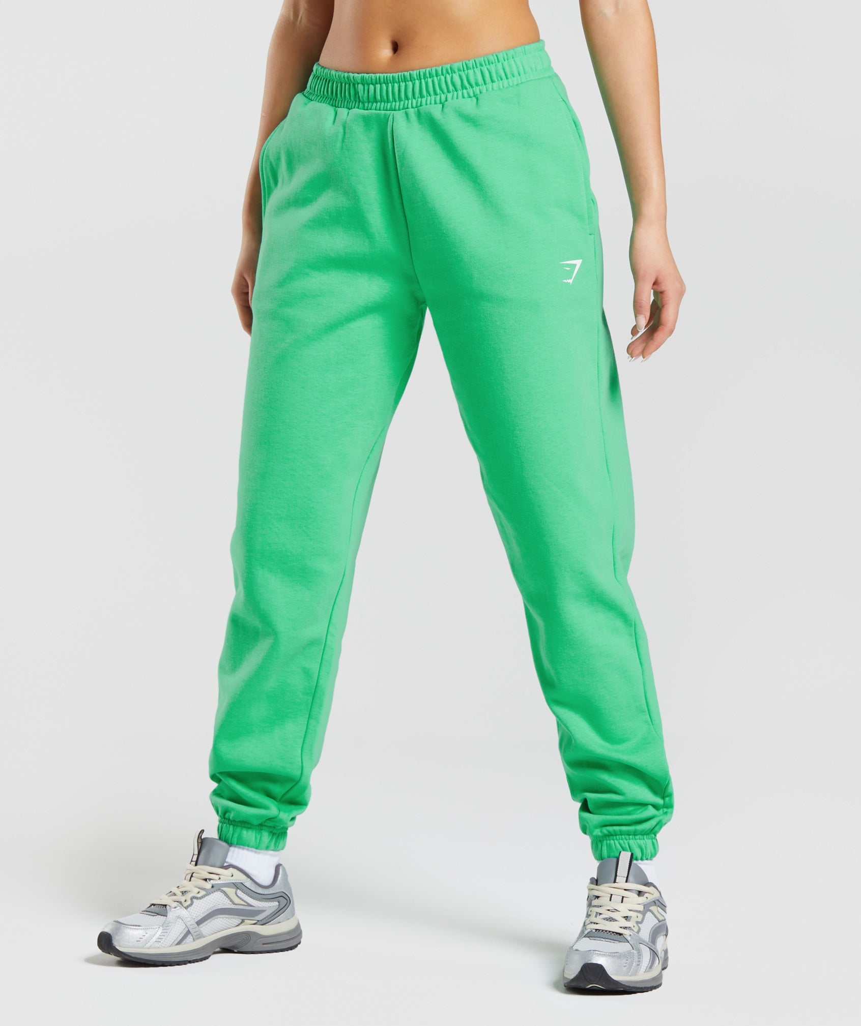 Activated Graphic Joggers in Tropic Green - view 2
