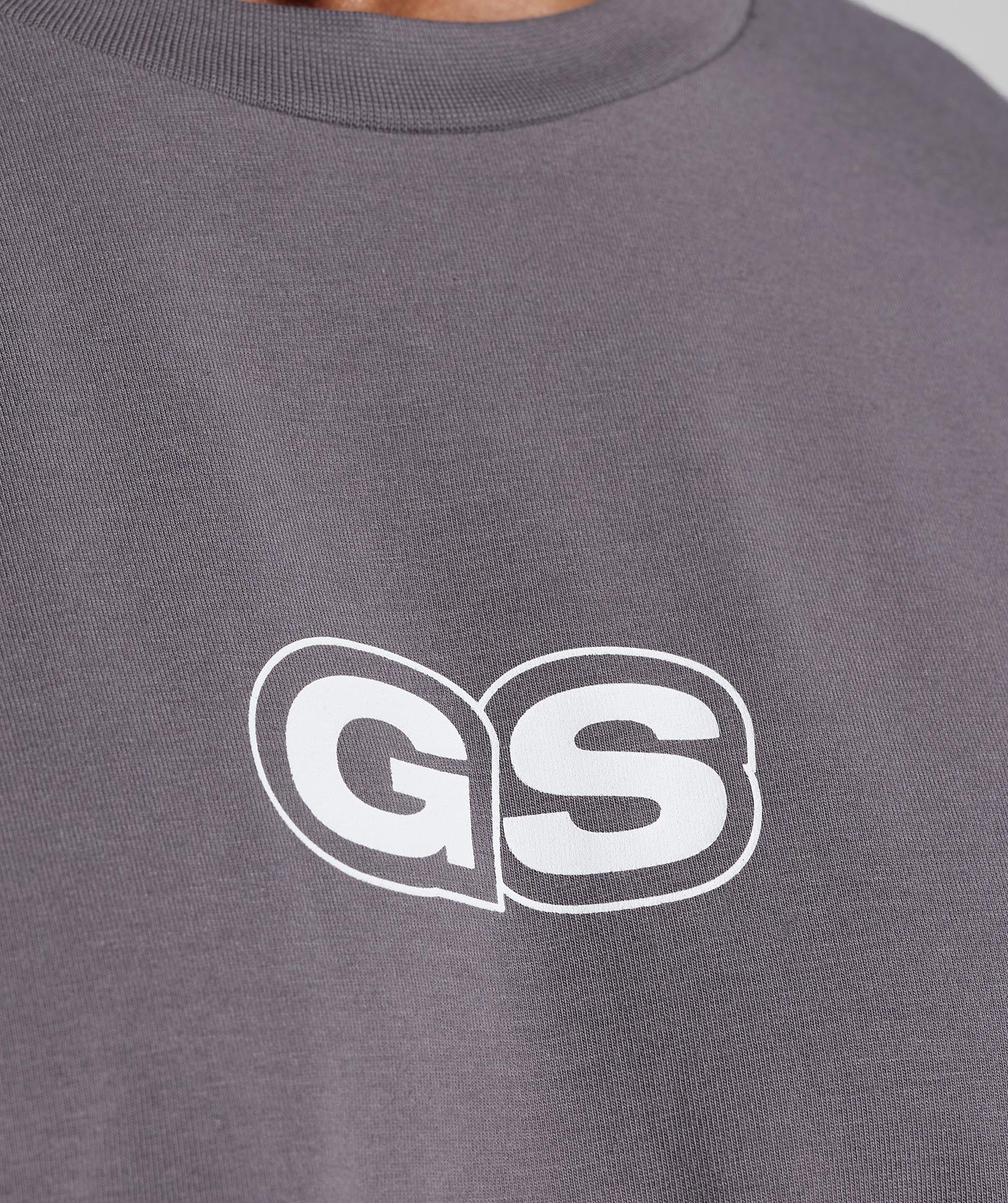 GMSHK Oversized T-Shirt in Titanium Grey - view 5