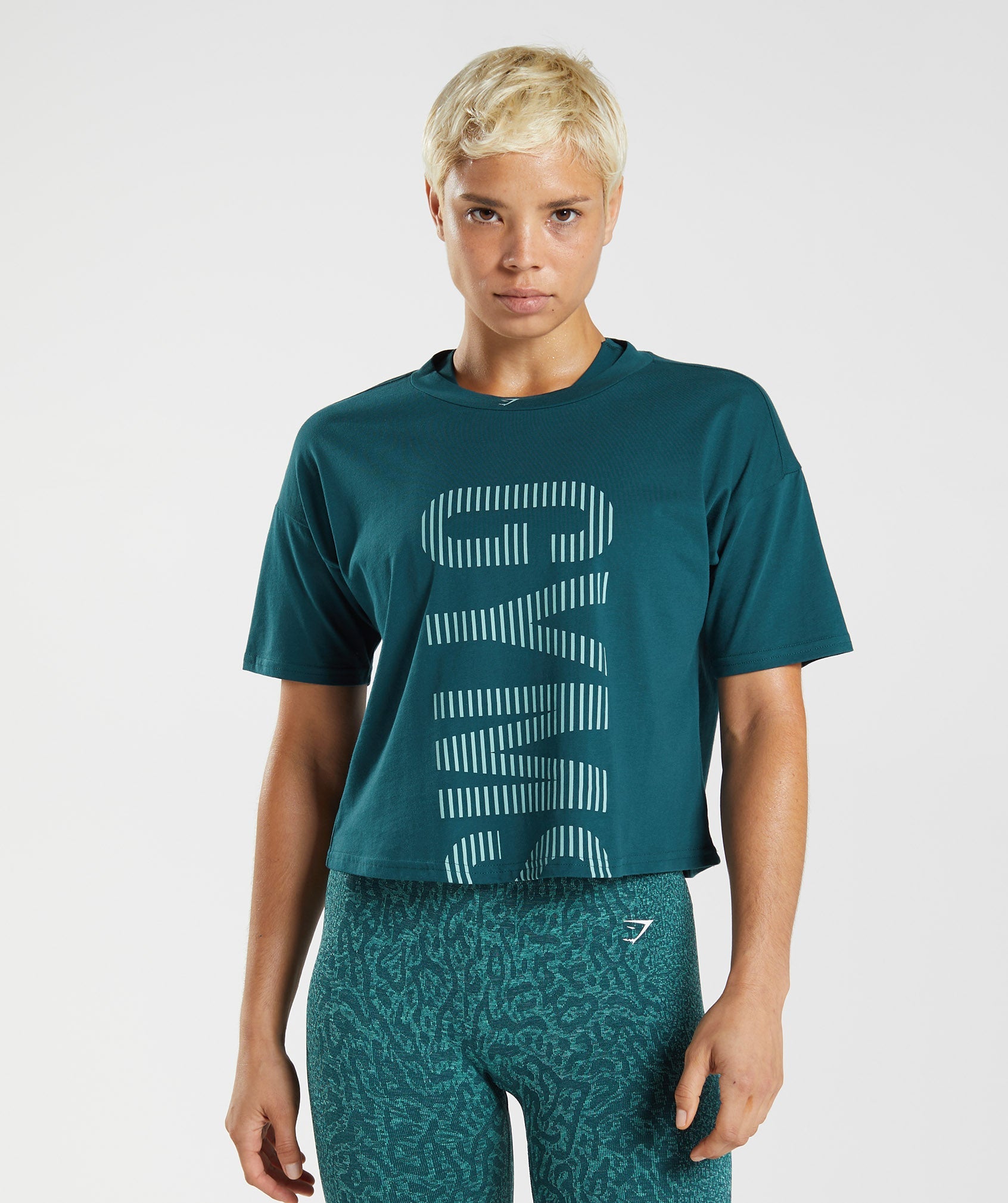 315 Midi T-Shirt in Winter Teal/Pearl Blue - view 1