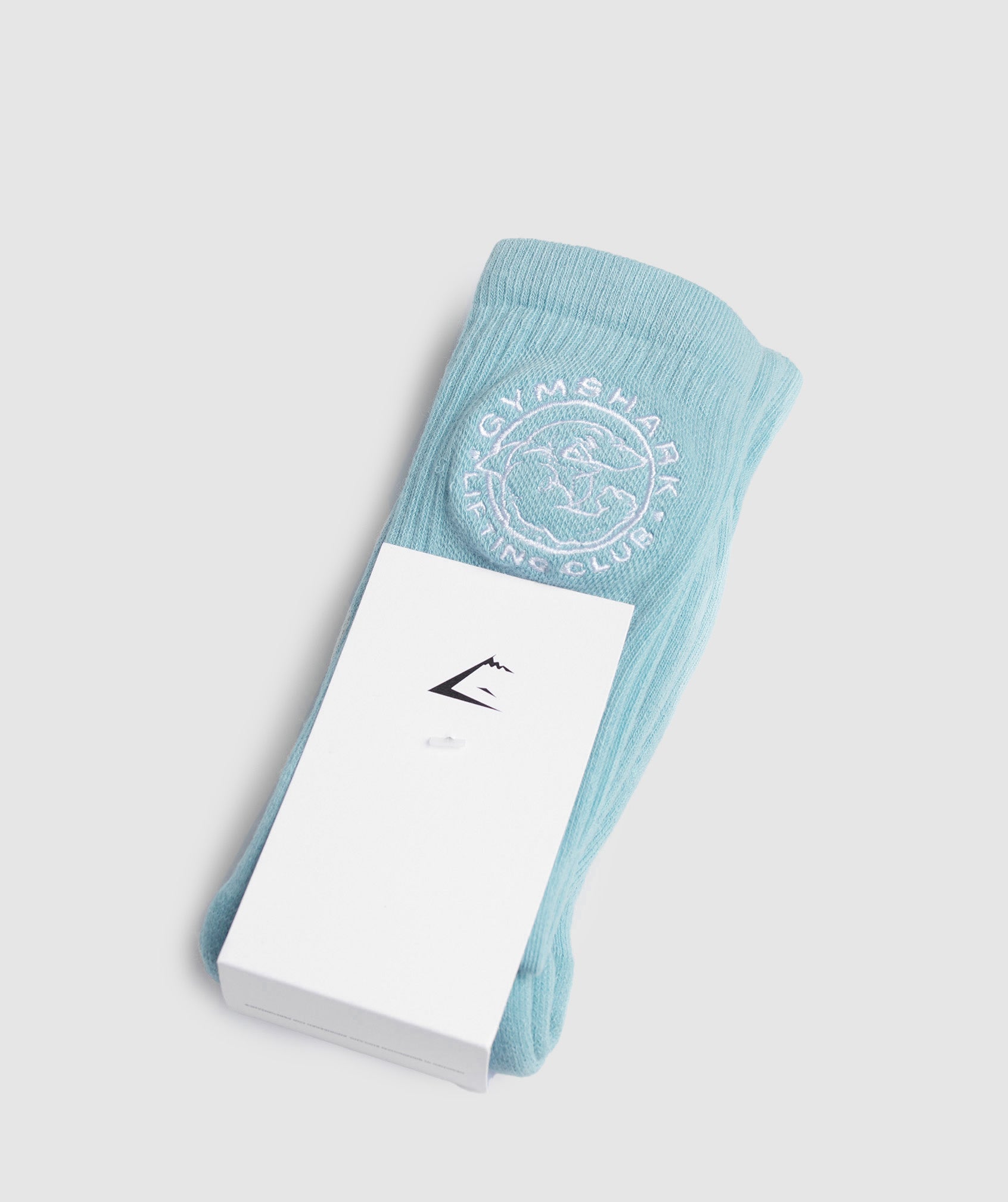 Legacy Crew Socks 2pk in Iceberg Blue/White - view 2