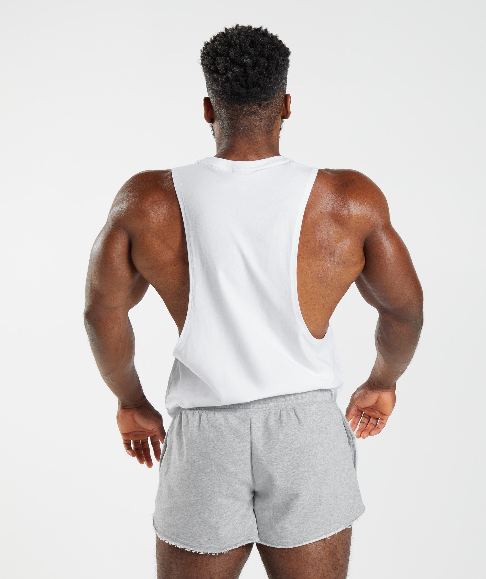 Legacy Drop Arm Tank in White - view 2