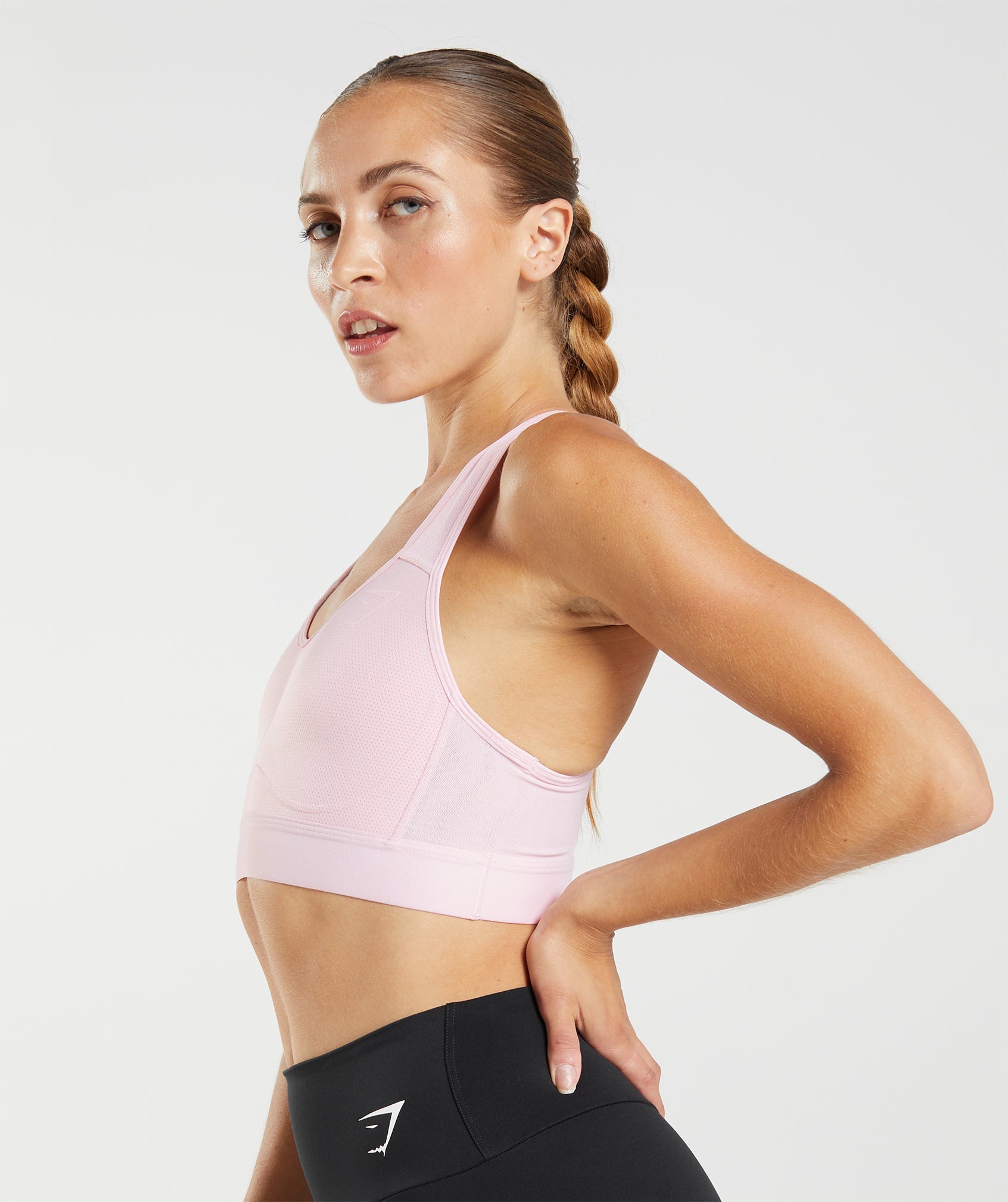 Lightweight High Support Sports Bra in Sweet Pink - view 3