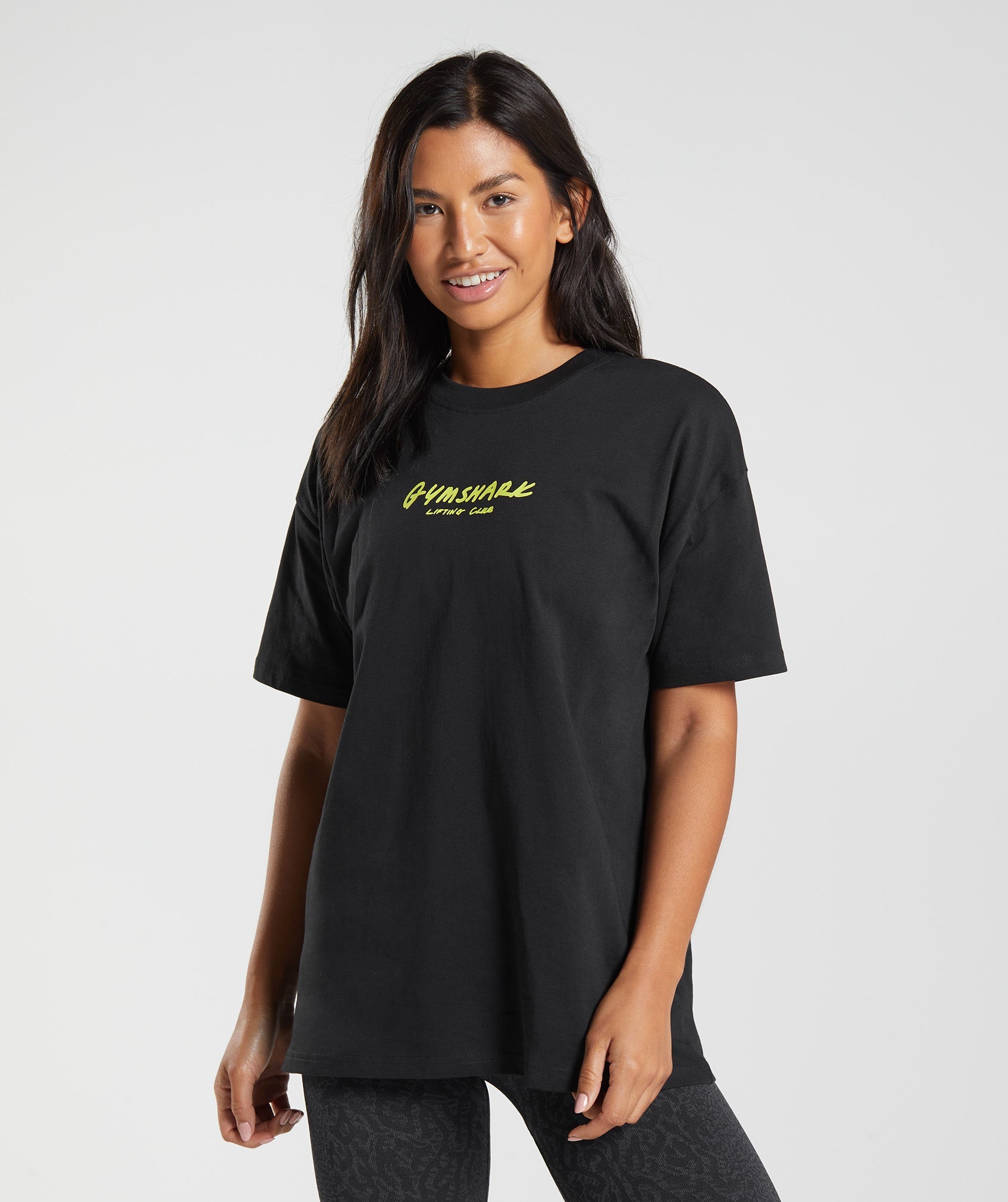 Prepare For Tomorrow Oversized T-Shirt in Black - view 1