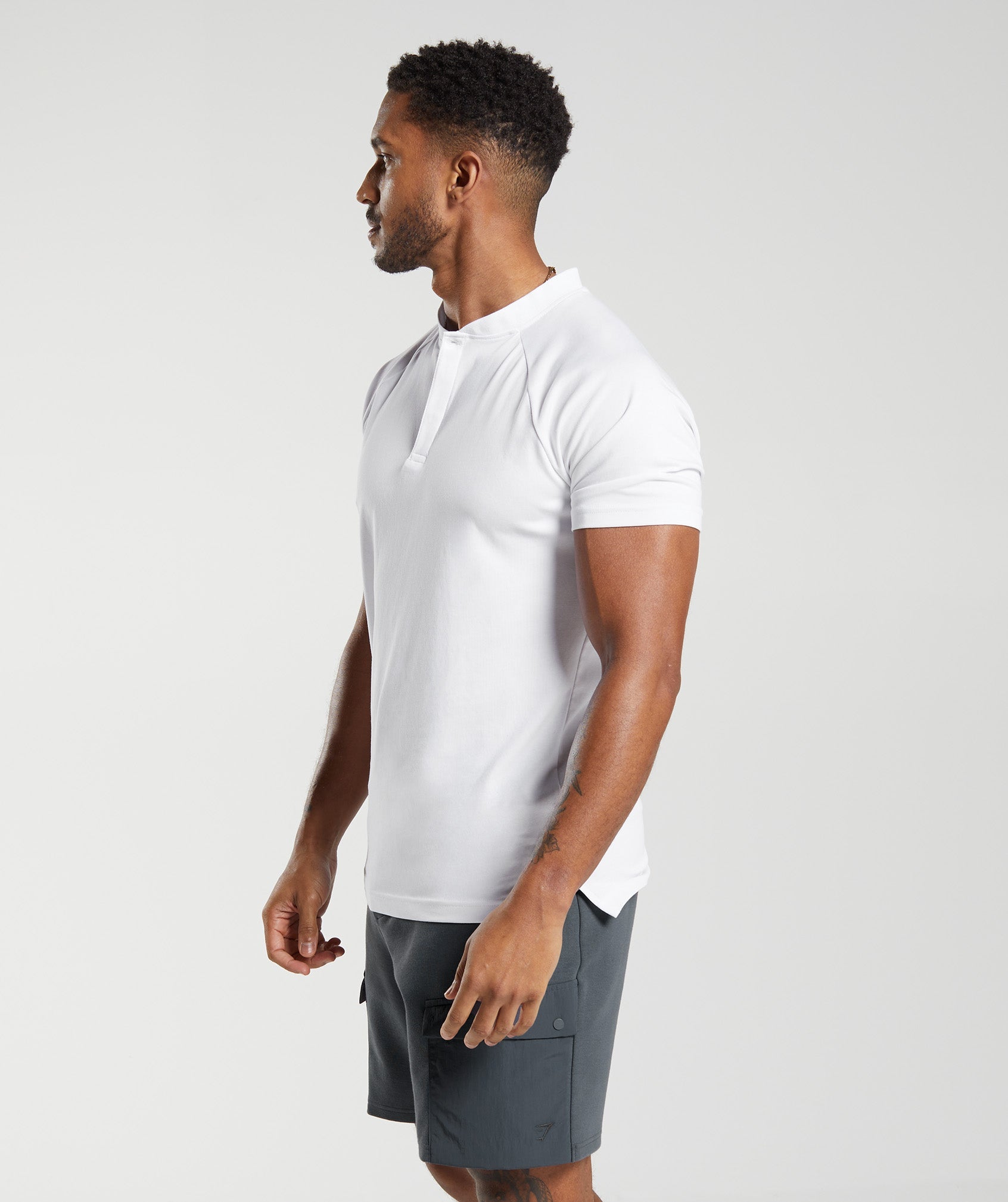 Rest Day Commute Polo Shirt in White - view 3