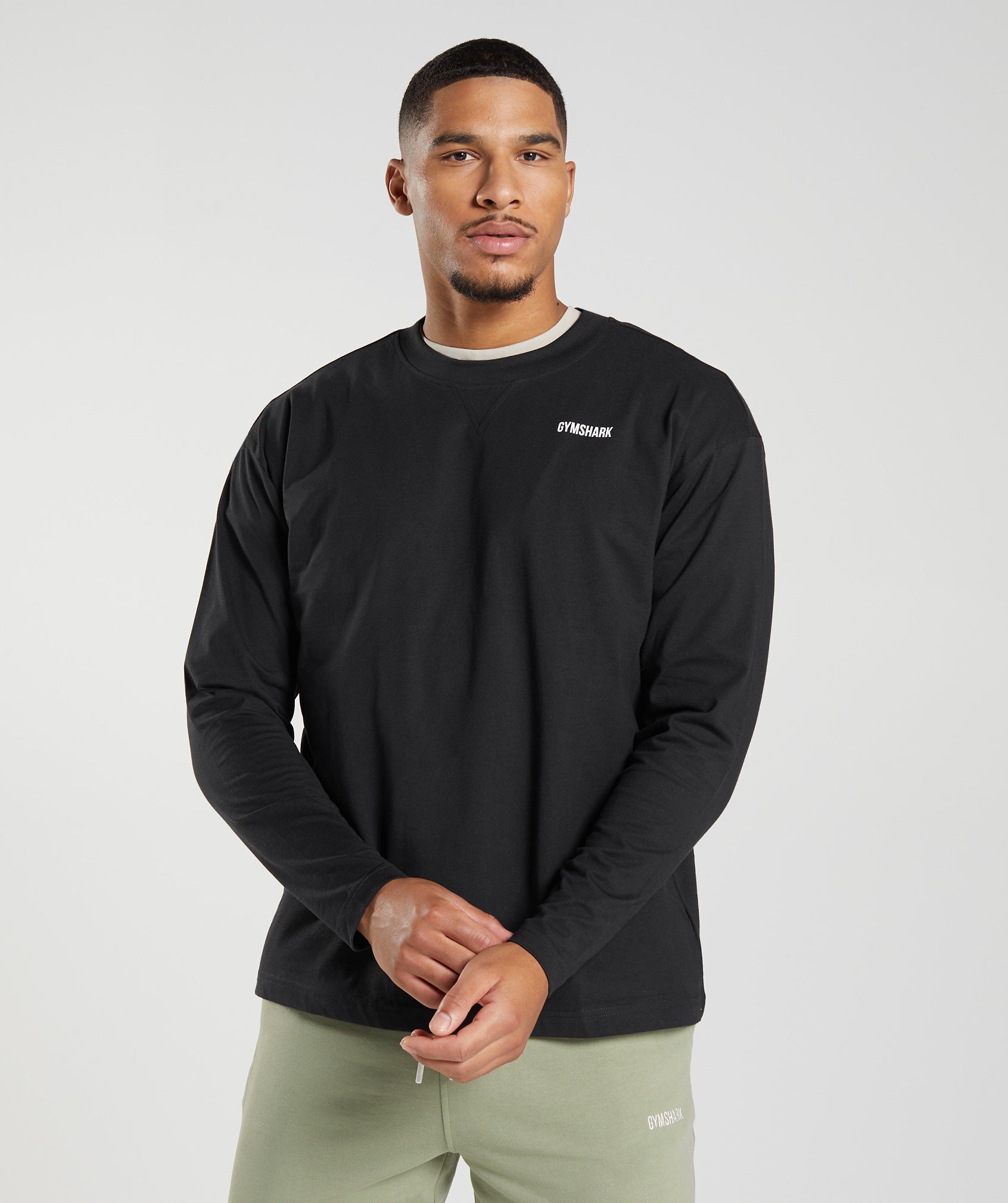 Hommes Zip Neck Slim Fit Manches longues Tops + Bottom Athletic