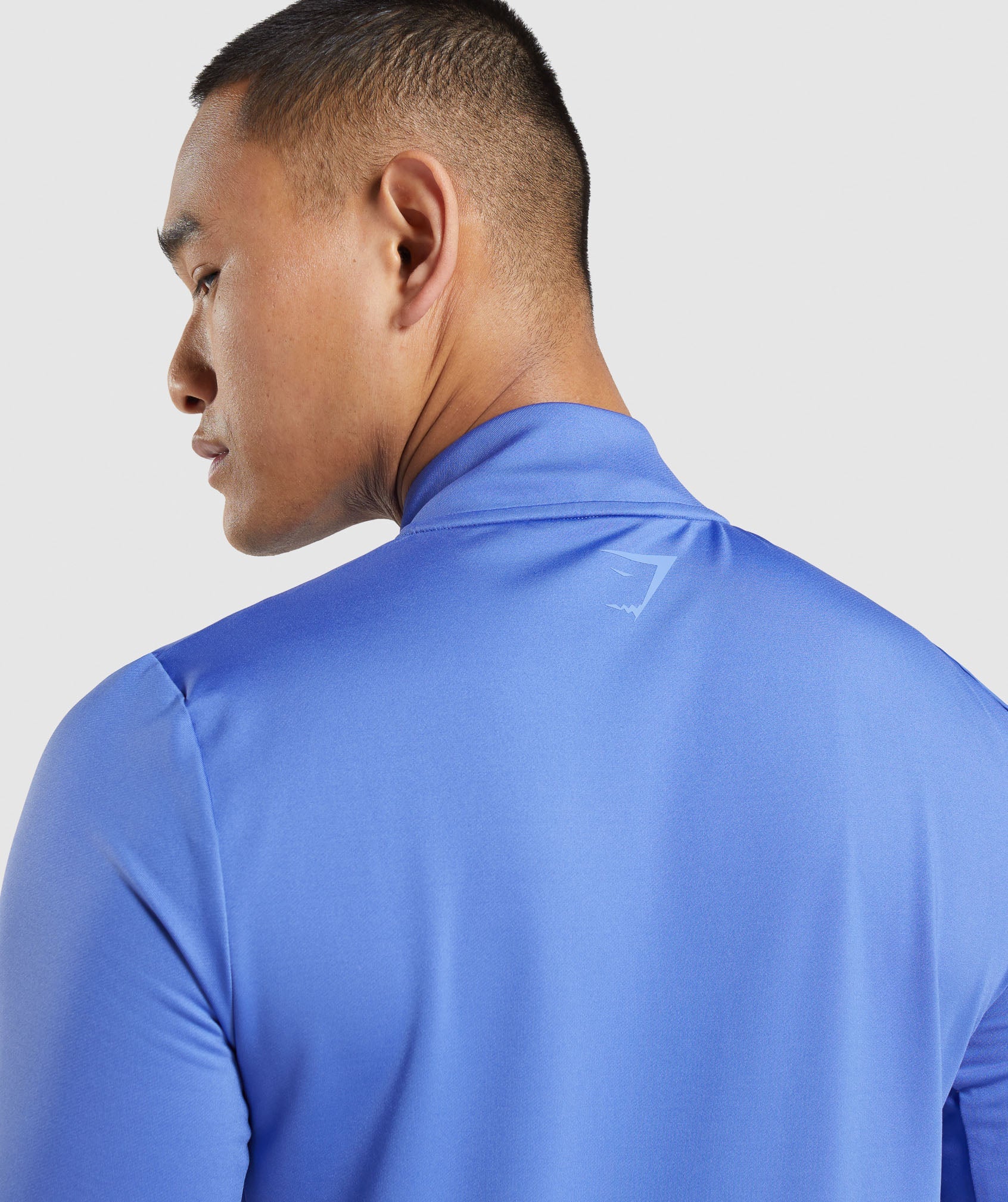 Sport Stripe 1/4 Zip in Court Blue - view 6