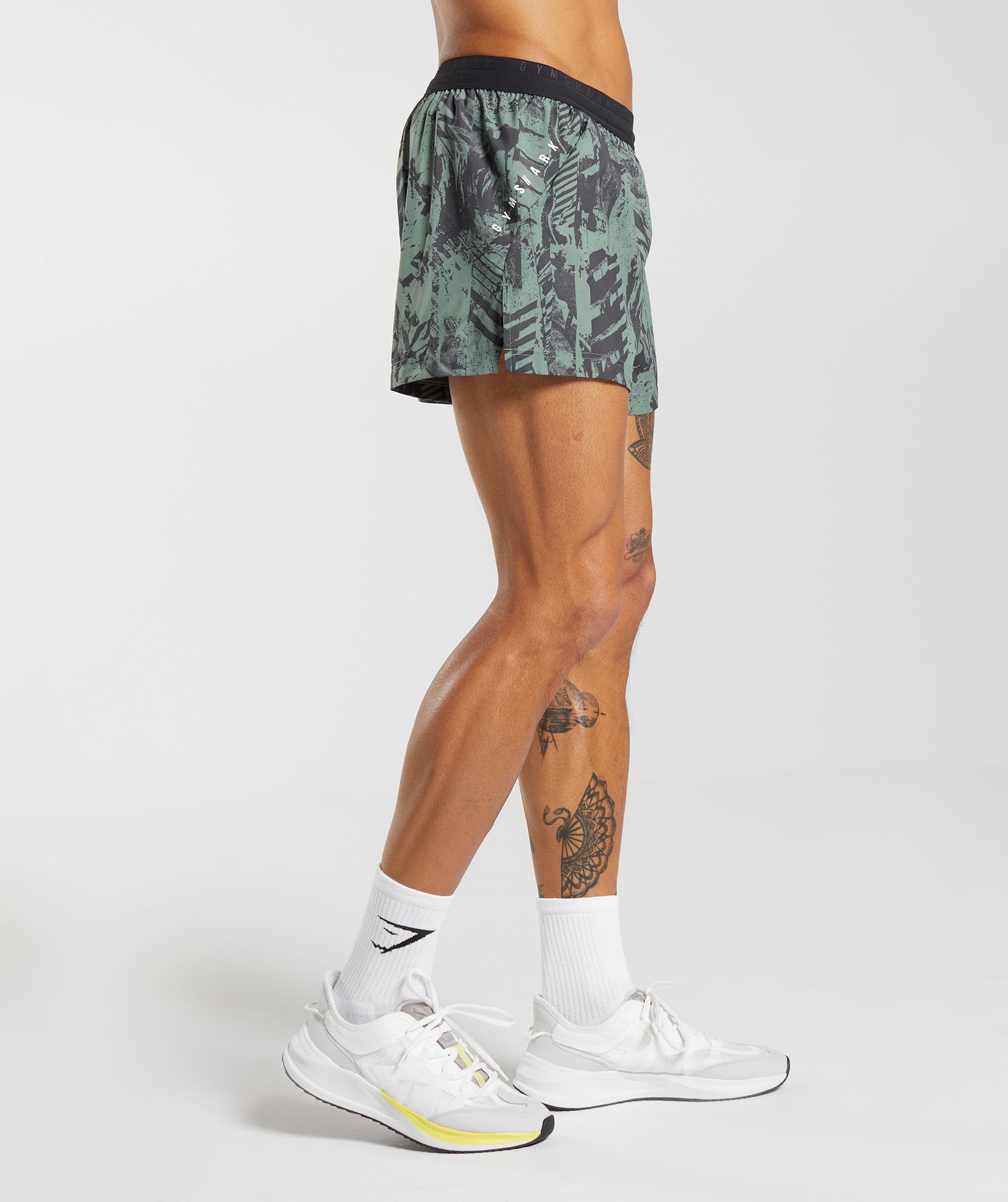 Sport Run 3" Shorts in Willow Green - view 3