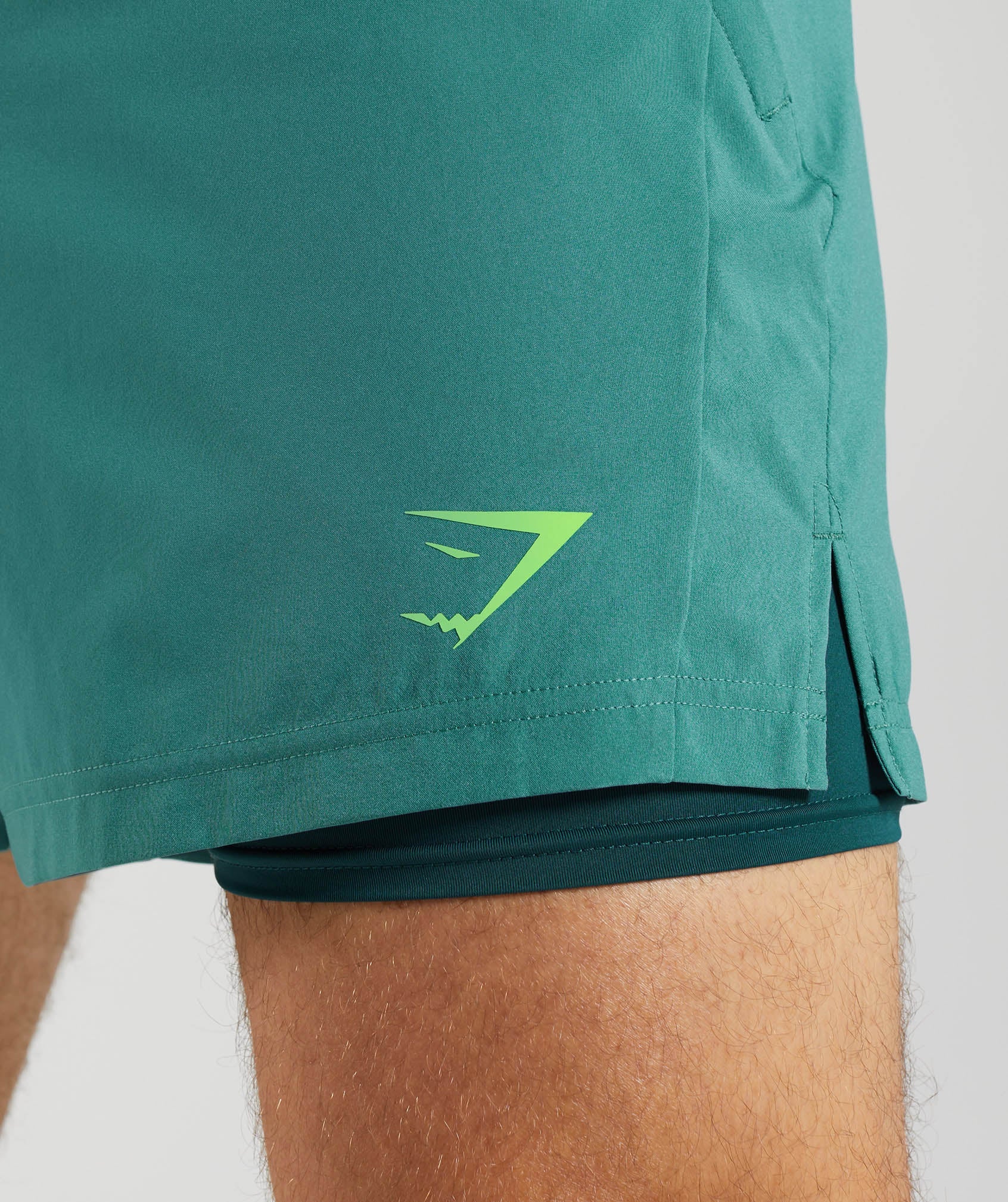 Sport 5" 2 In 1 Shorts in Slate Blue/Winter Teal - view 6