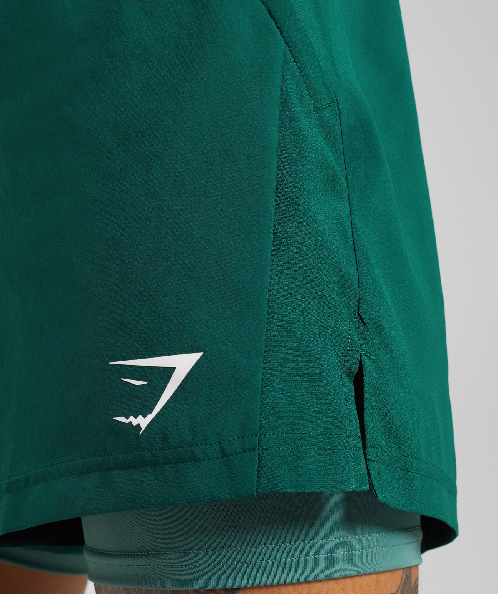 Sport 5" 2 In 1 Shorts in Woodland Green/Hoya Green - view 6