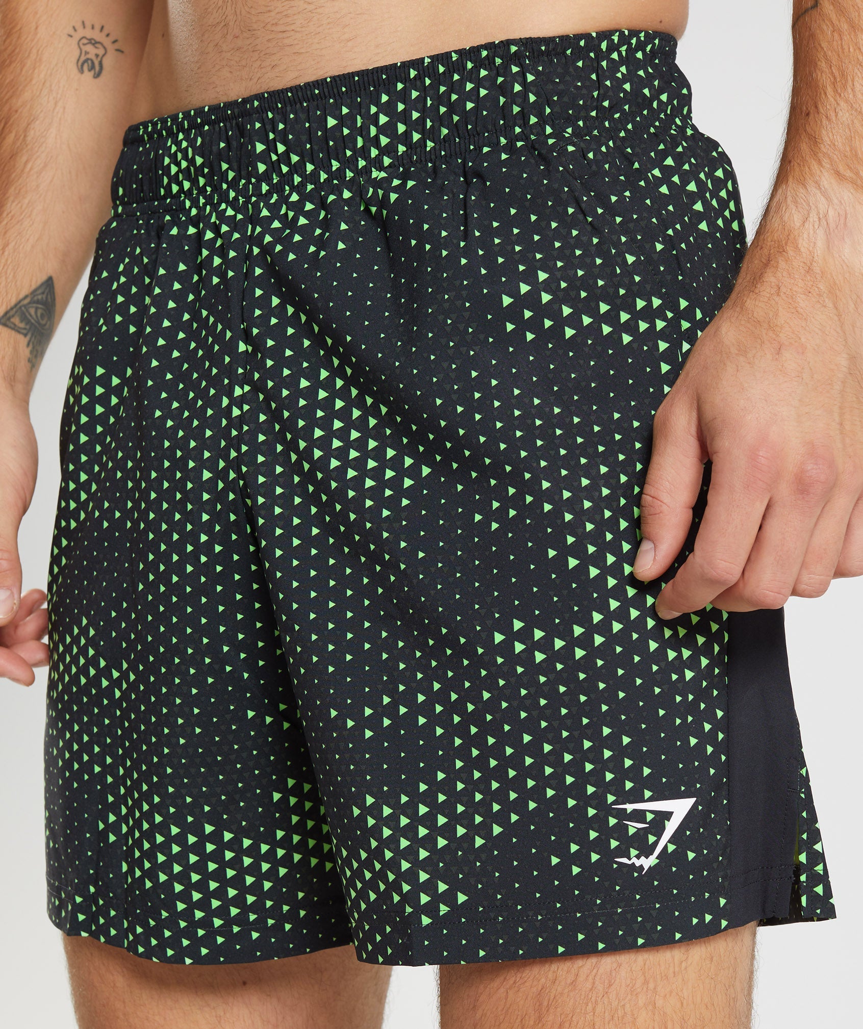 Sport Shorts in Fluo Lime - view 5