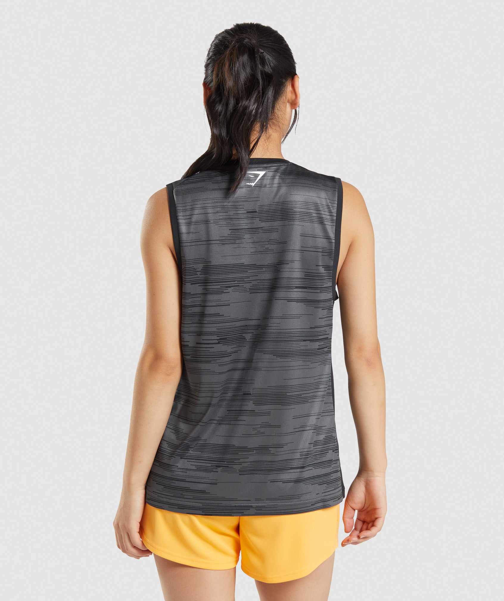 Sport Loose Tank in Black Print - view 2