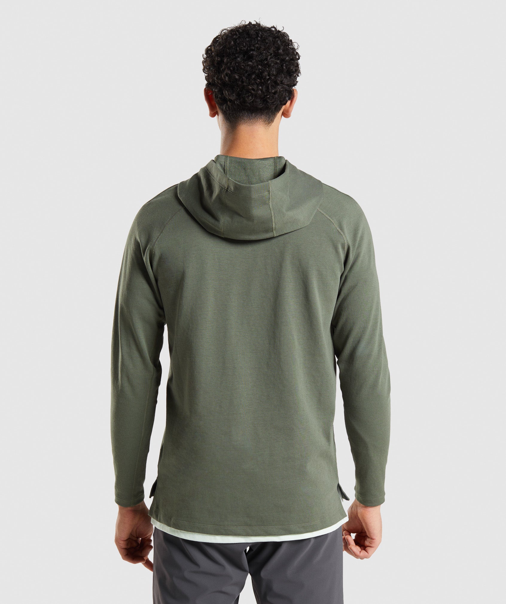 Studio Hoodie in Core Olive - view 2