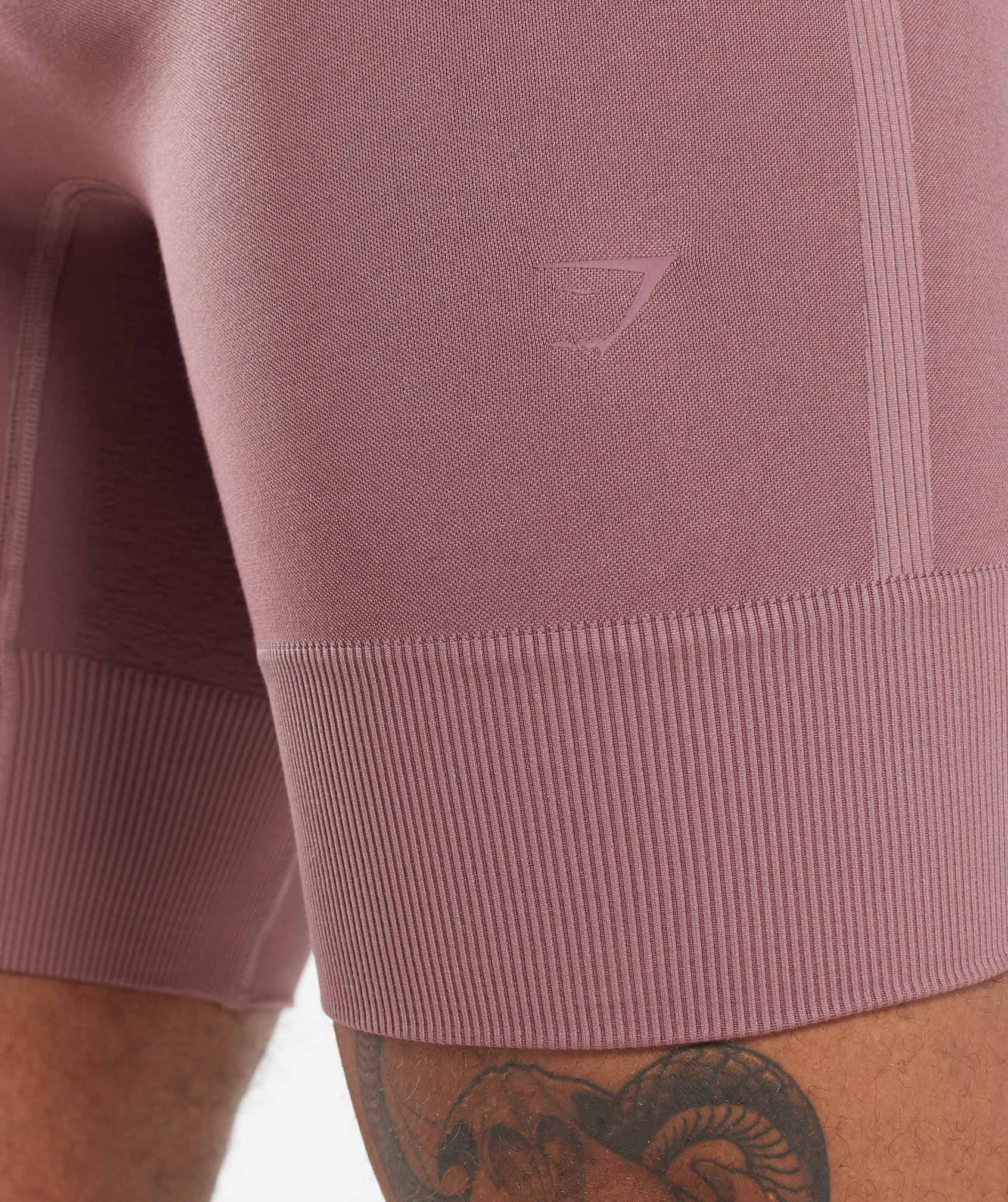 Running Seamless 7" Shorts in Dusty Maroon - view 6