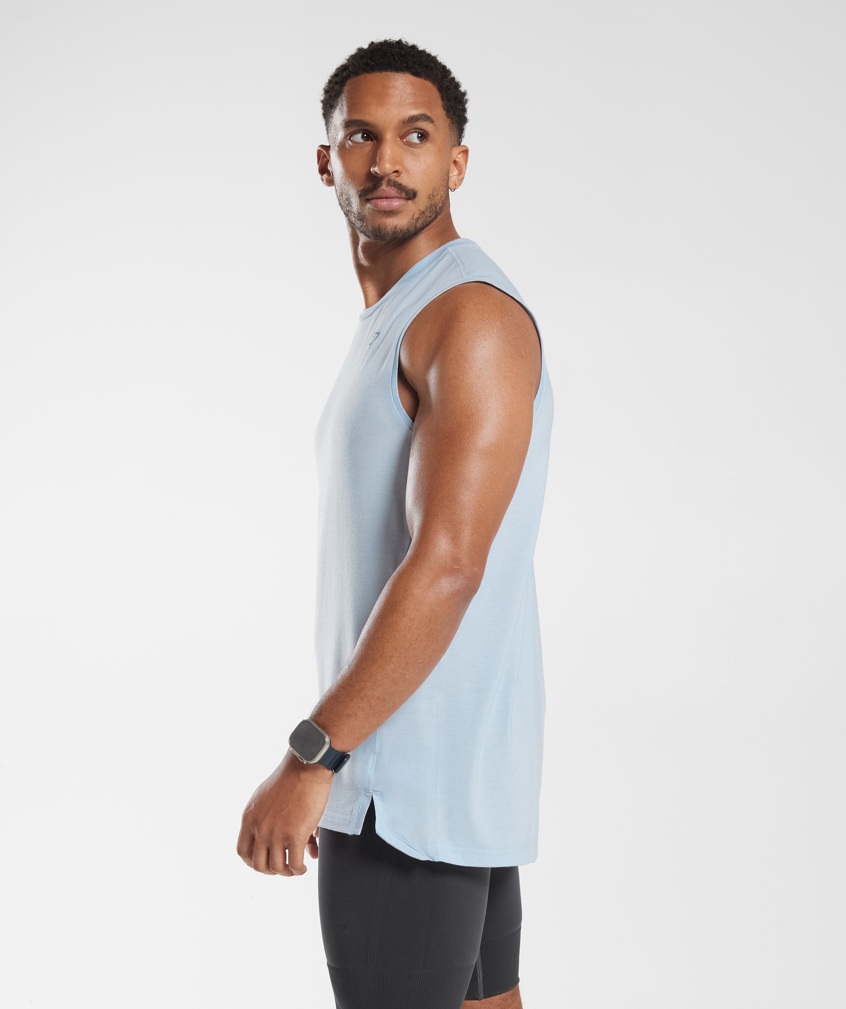 Studio Breath Tank in Skyline Blue - view 3