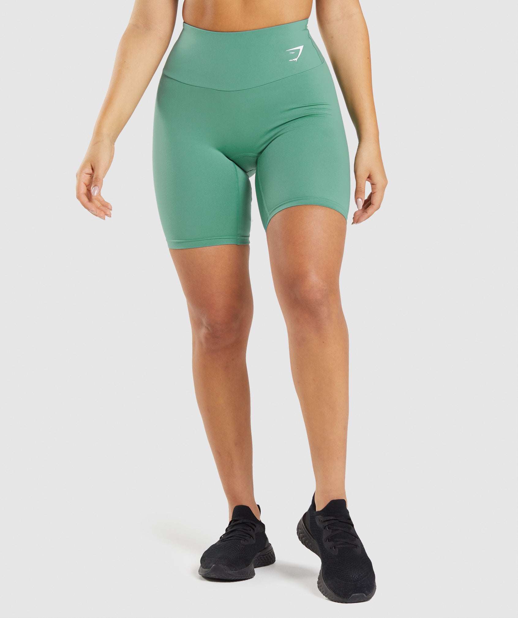 Training Cycling Shorts in Alpine Green - view 1
