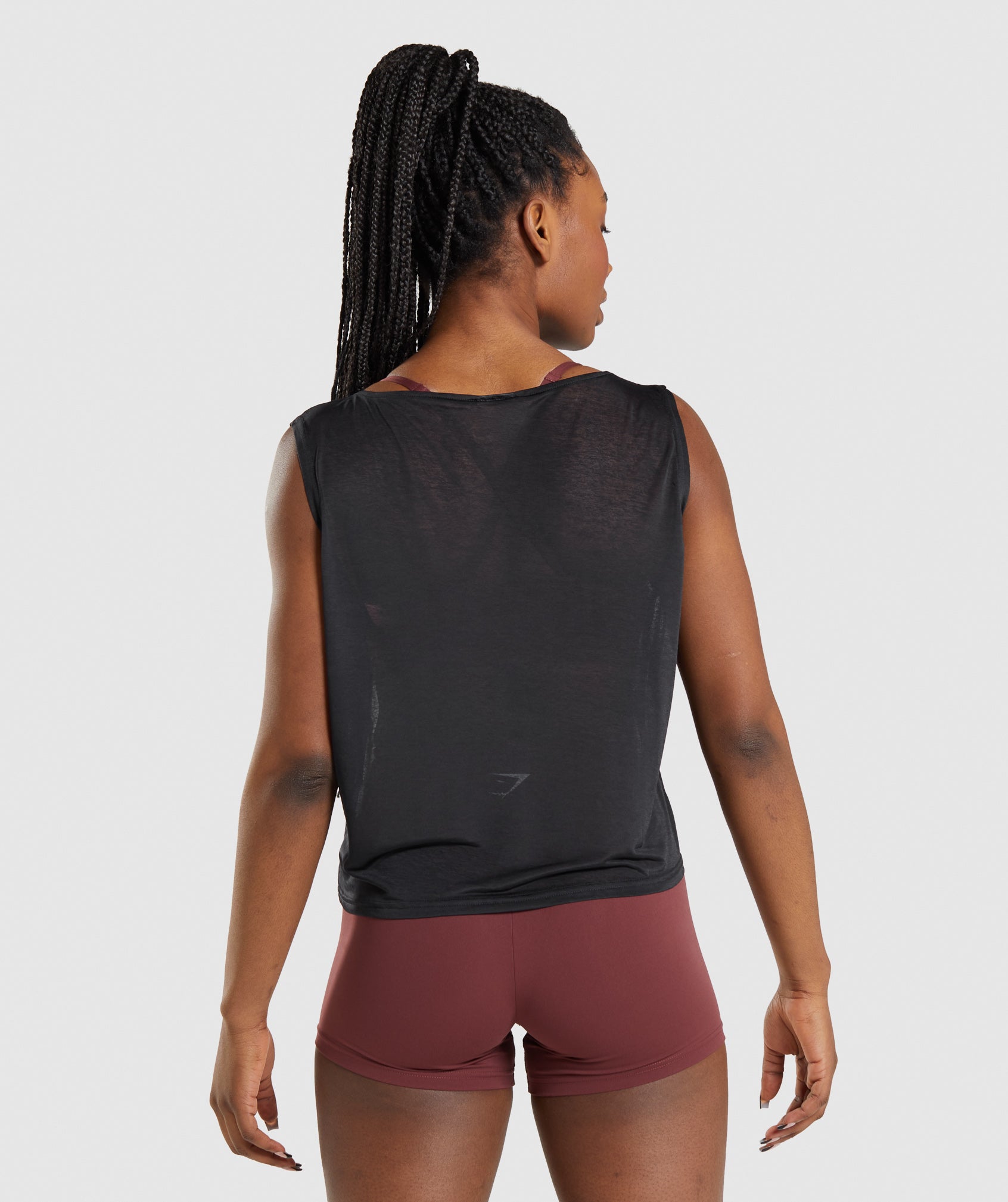 Training Oversized Tank in Black - view 2