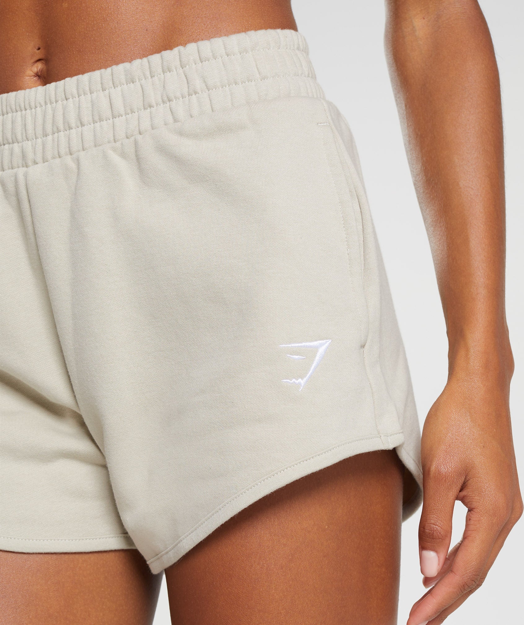 Training Sweat Shorts in Pebble Grey - view 3