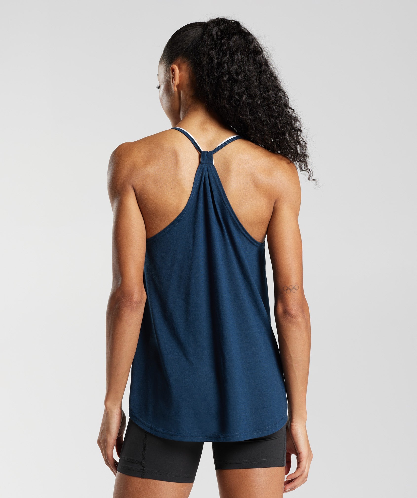 Super Soft Tank in Navy - view 2