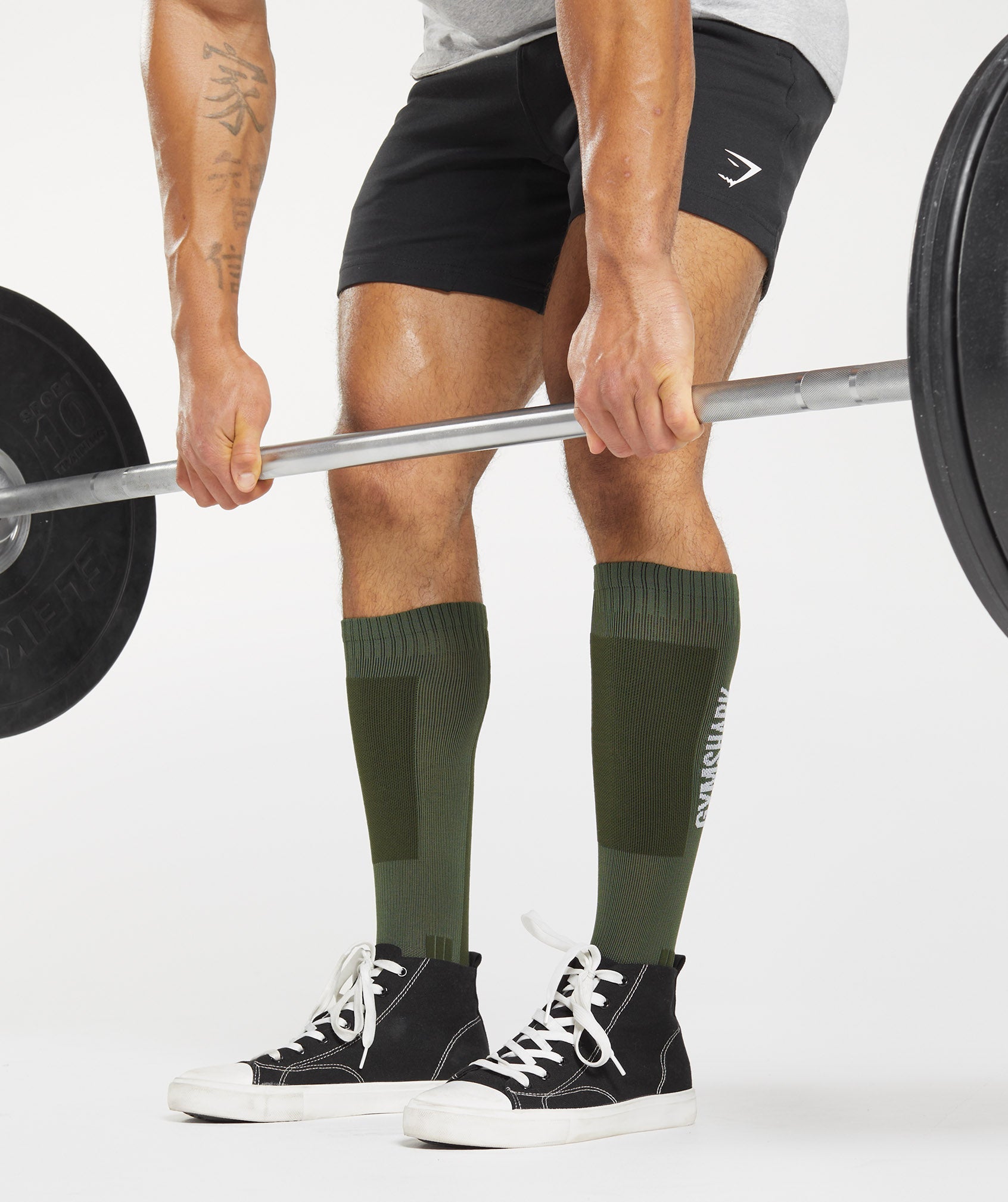 Weightlifting Sock in Olive Green - view 4