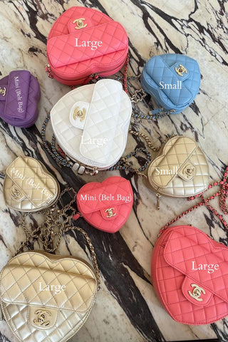 CHANEL HEART BAGS are Finally Here! Spring Summer 2022 CHANEL Heart Bag  REVIEW - YouTube