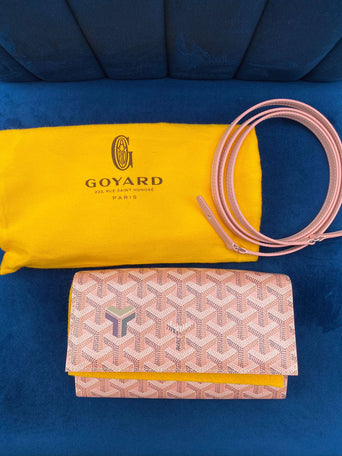 Goyard Varenne Continental Wallet Goyardine Canvas/Calfskin Grey SHW