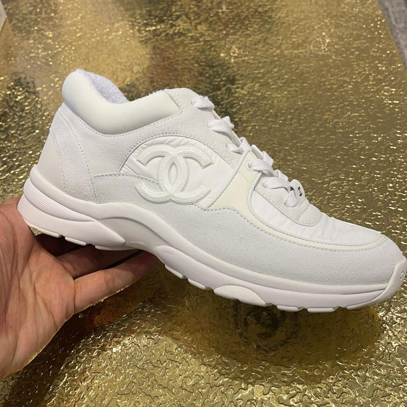 Chanel Sneakers Leather White 365  Laulay Luxury