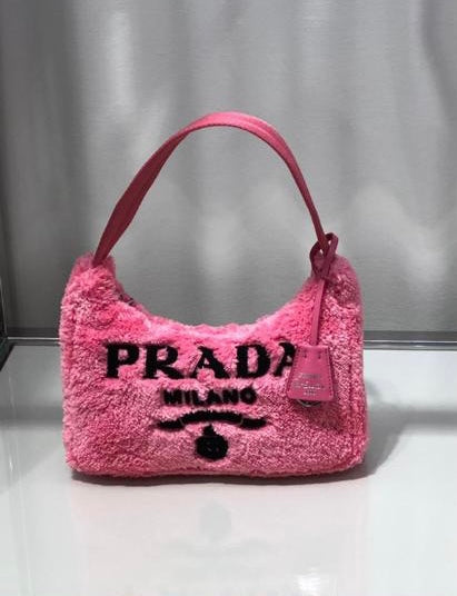 Prada Re-Edition 2000 Terry Cloth Mini Bag (Pink) – The Luxury Shopper