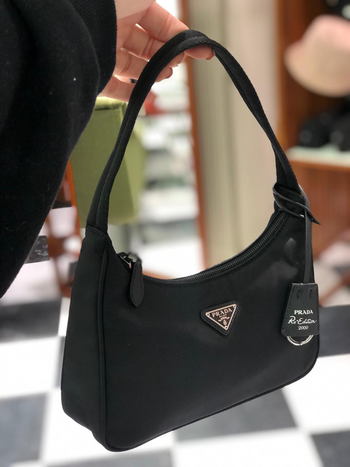 Prada Re-Edition 2000 Nylon Mini Bag Black – The Luxury Shopper