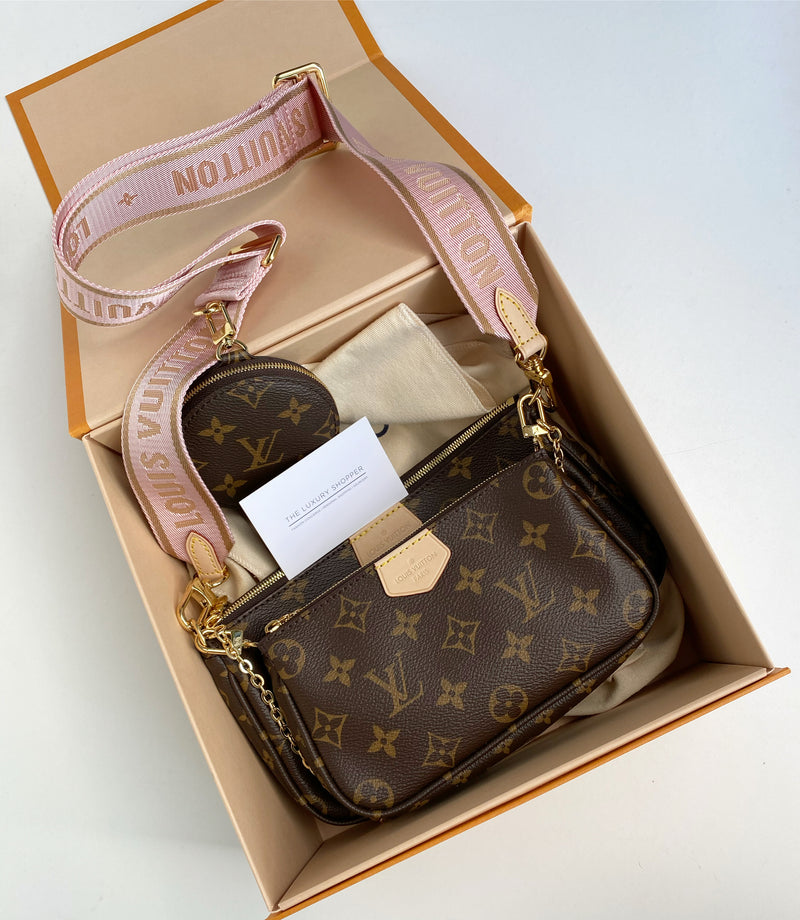 Louis Vuitton Multi Pochette Accessoires Monogram Rose – The Luxury Shopper