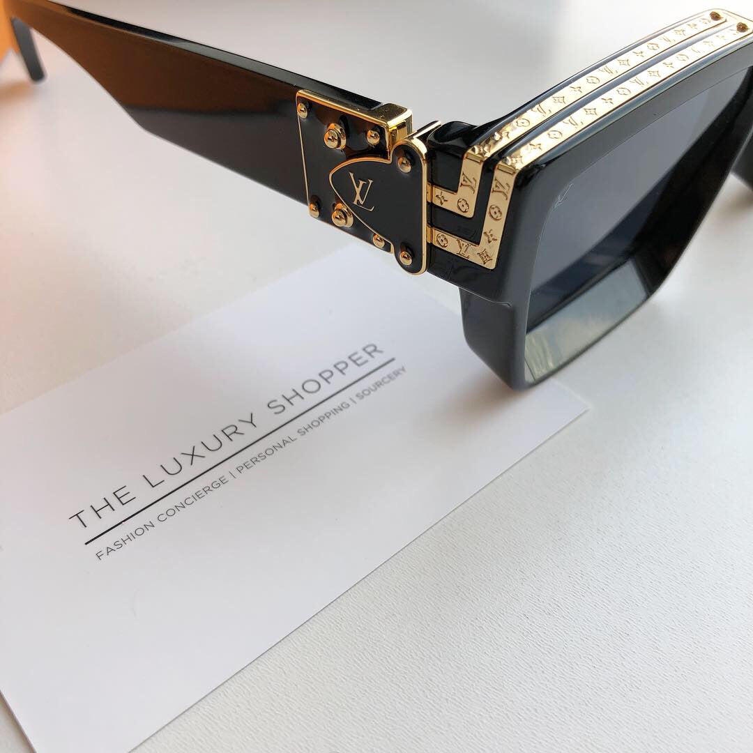 Louis Vuitton 1.1 Millionaires Acetate Black Sunglasses – The Luxury ...