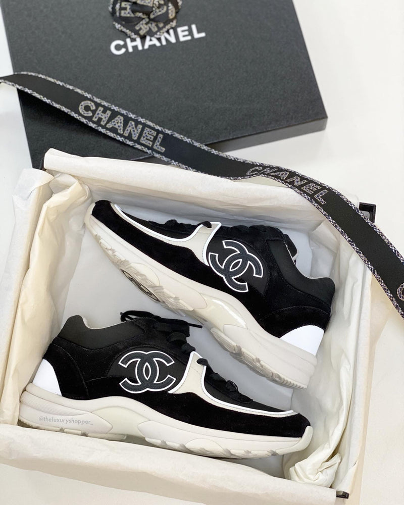 Chanel CC Logo Runner Sneaker 