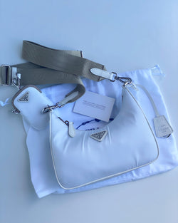 prada white crossbody