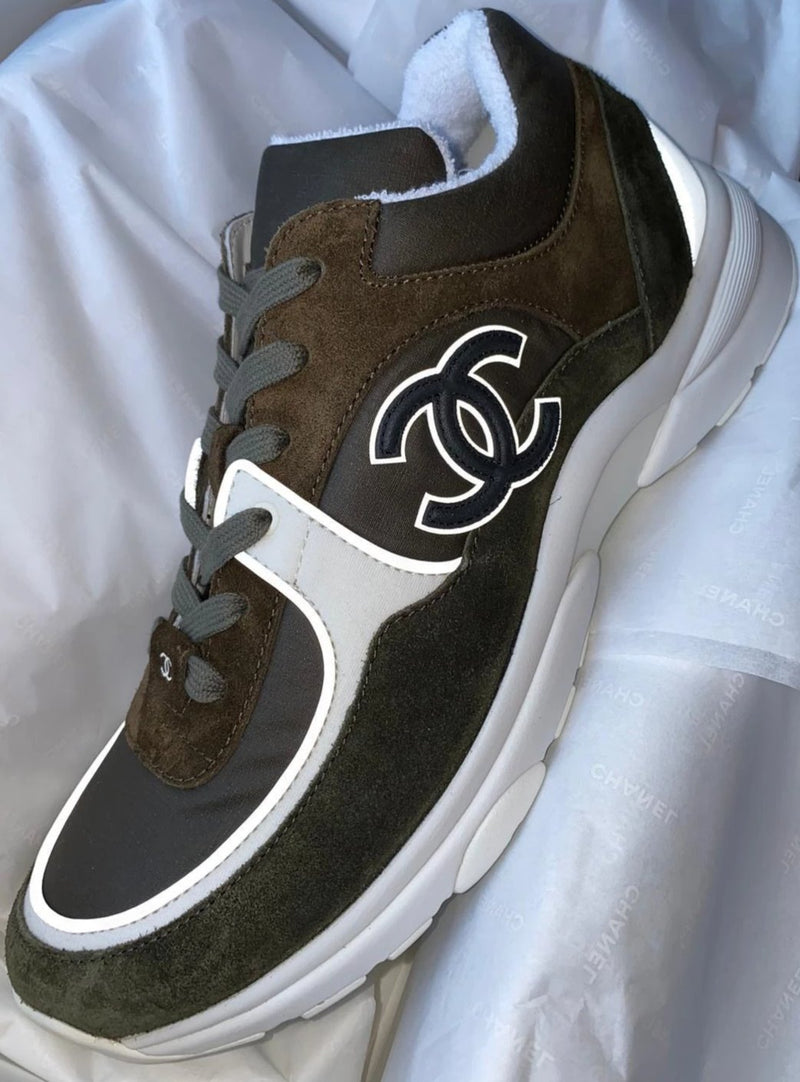 chanel reflective sneakers