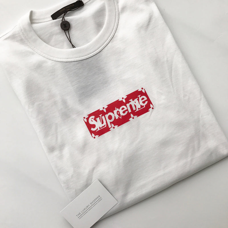 supreme lv box logo t shirt