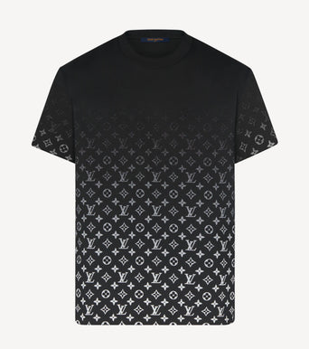 louis vuitton monogram 3d effect print packable t-shirt