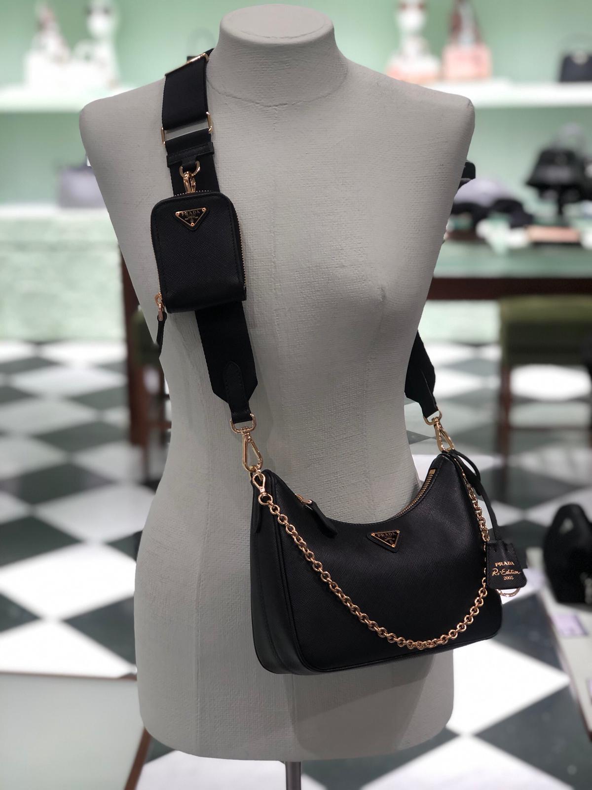 SS1999 PRADA LEATHER BODY BAG メンズ | sarilab.com